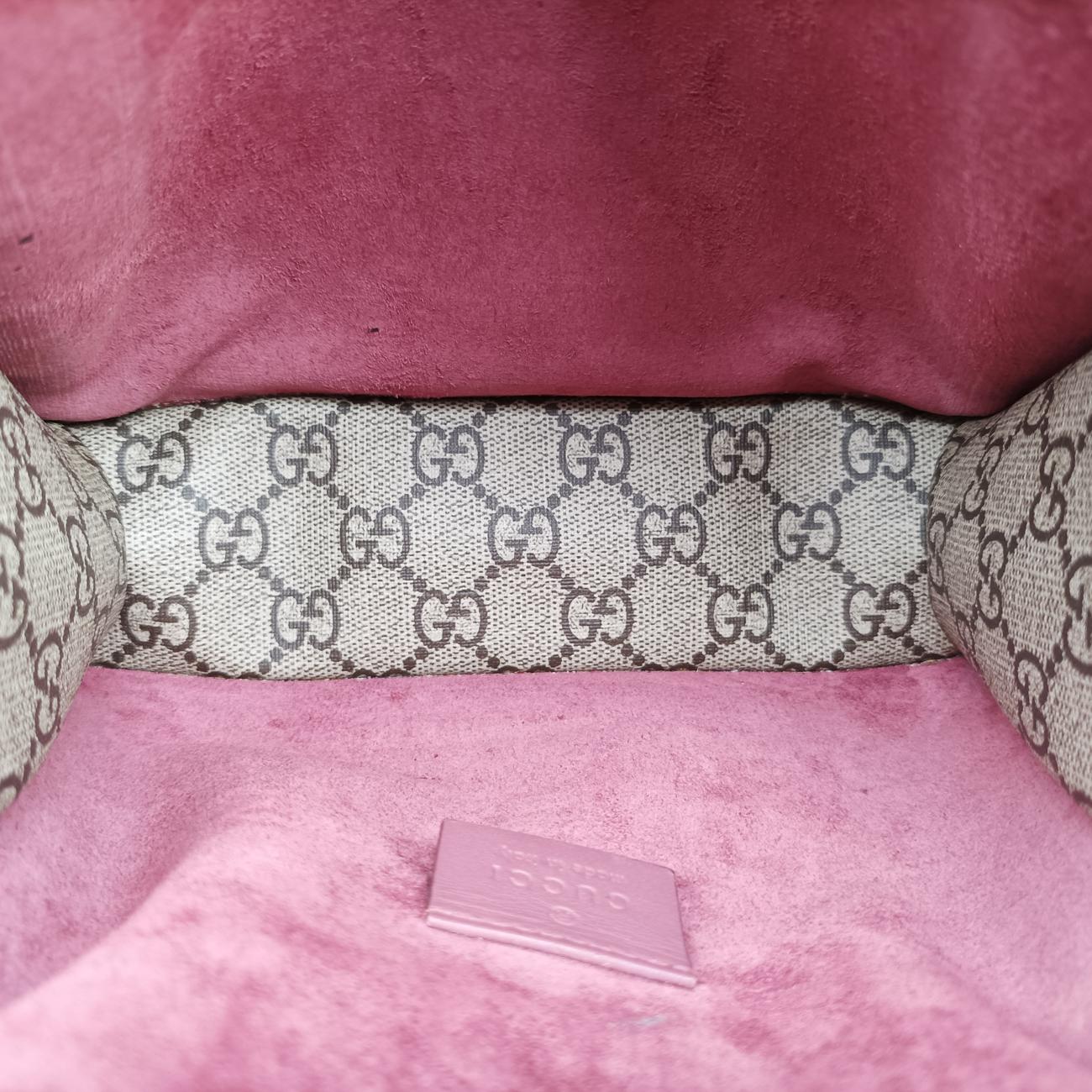 Secondhand Gucci Dionysus beige×red×multicolor PVC coated canvas 421970 shoulderbag | stylenewstar