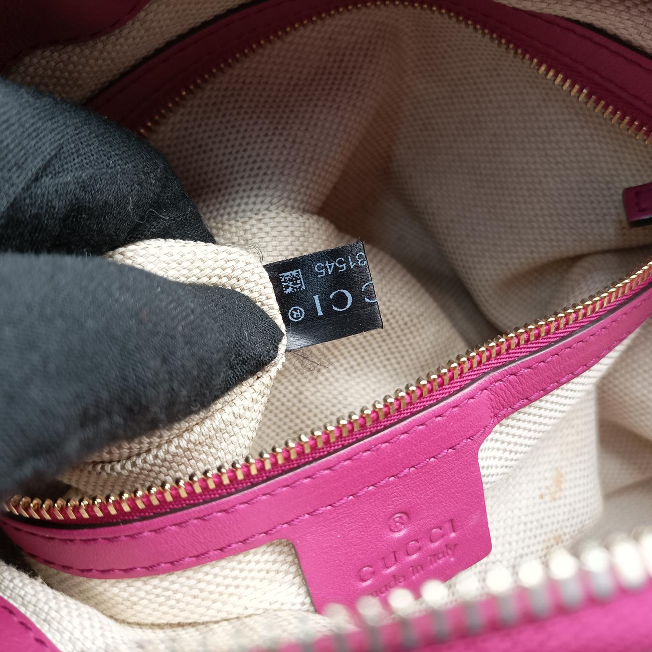 Secondhand Gucci Soho Red Patent 308362 shoulderbag | stylenewstar