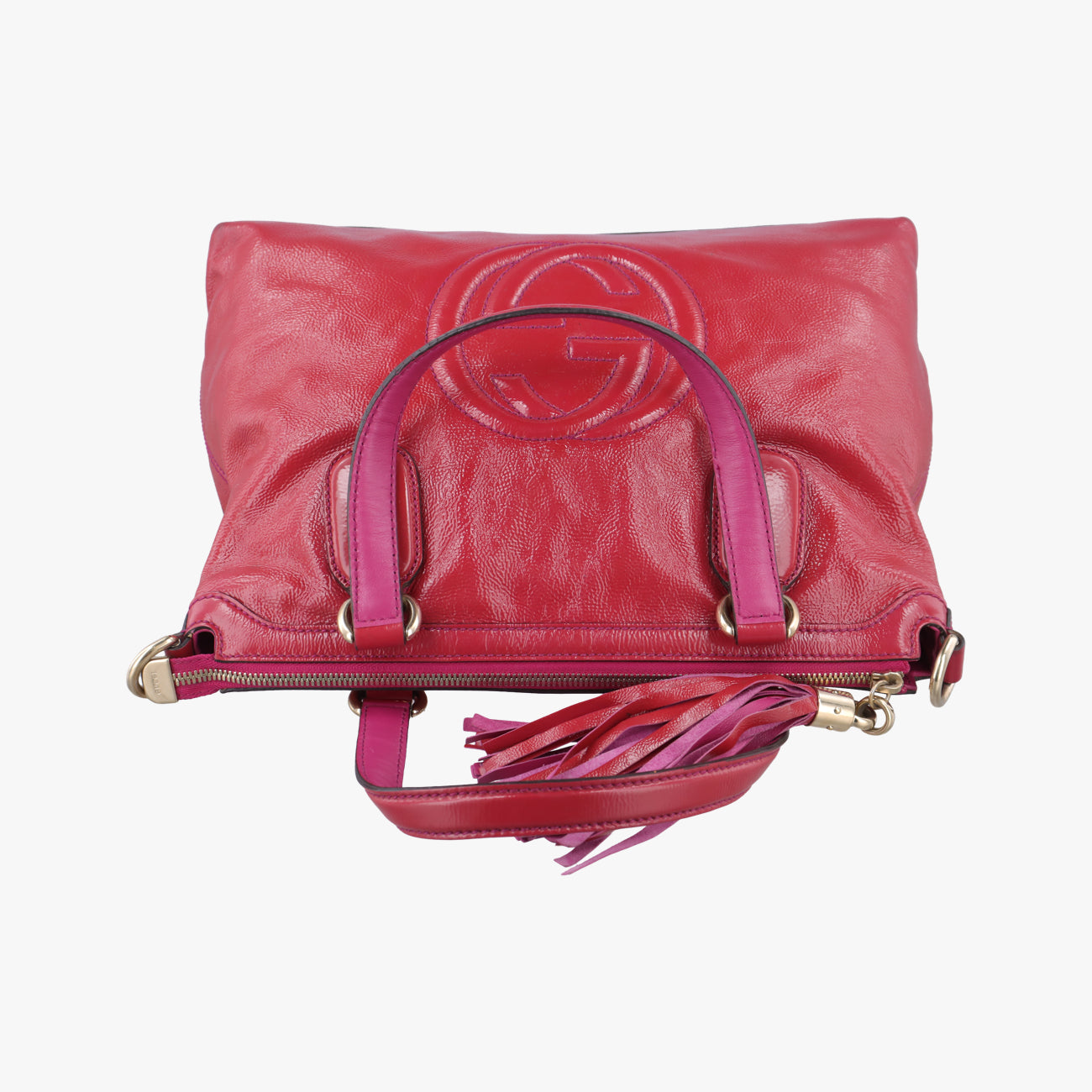 Secondhand Gucci Soho Red Patent 308362 shoulderbag | stylenewstar