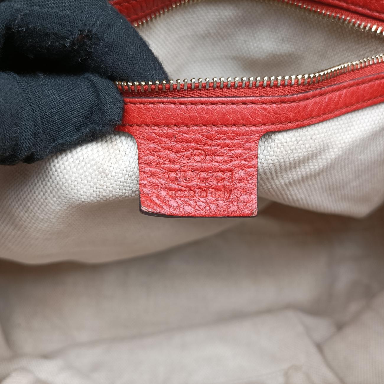 Pre-owned Gucci Soho Orange Leather 282309 handbag | stylenewstar