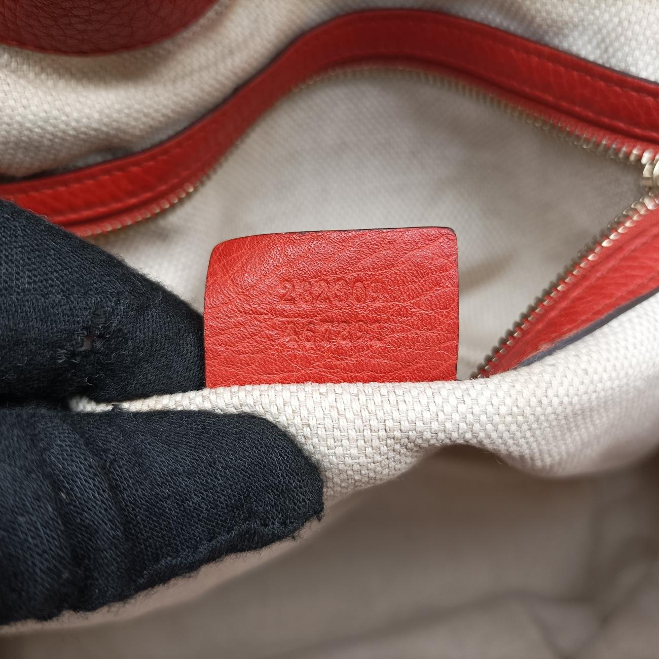 Pre-owned Gucci Soho Orange Leather 282309 handbag | stylenewstar