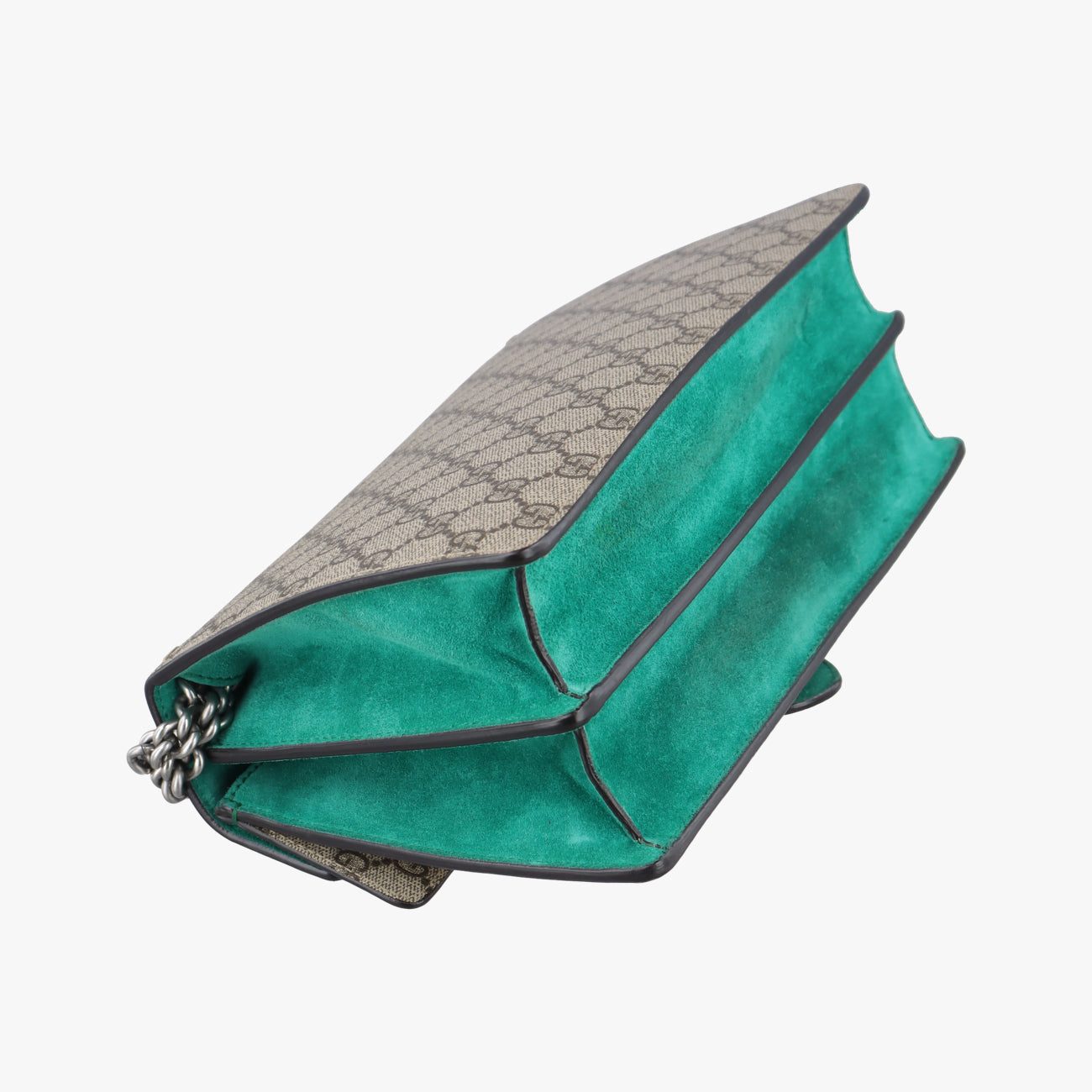 Pre-owned Gucci Dionysus beige×green×Multicolour PVC coated canvas 400249 shoulderbag | stylenewstar