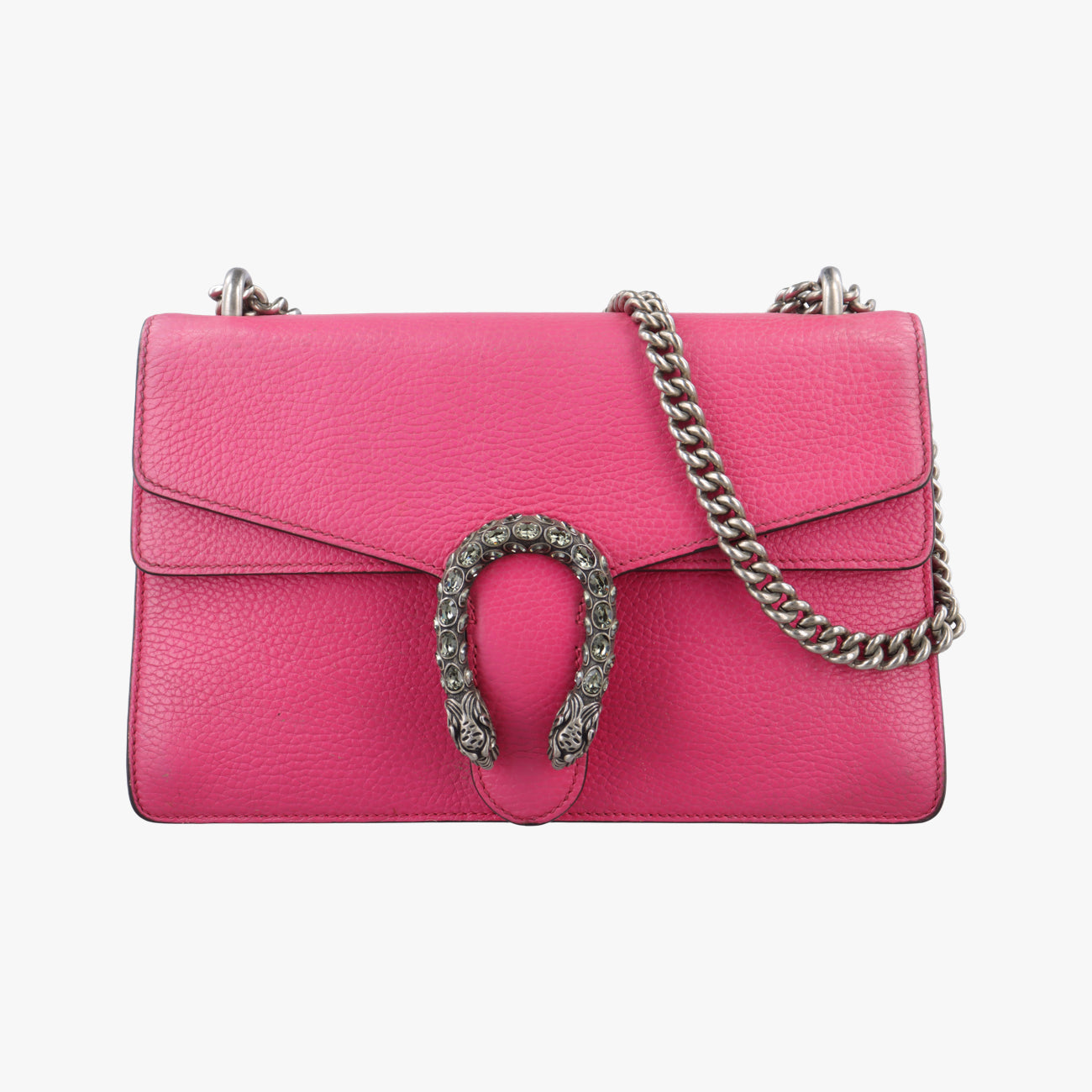 Pre-owned Gucci Dionysus Pink Leather 400249 shoulderbag | stylenewstar