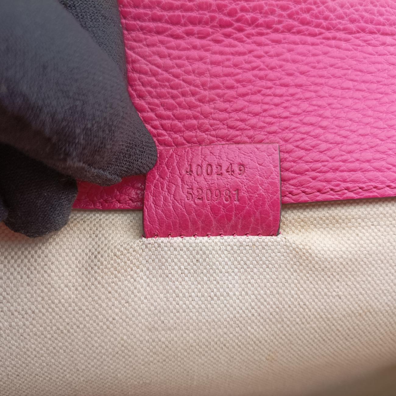 Pre-owned Gucci Dionysus Pink Leather 400249 shoulderbag | stylenewstar