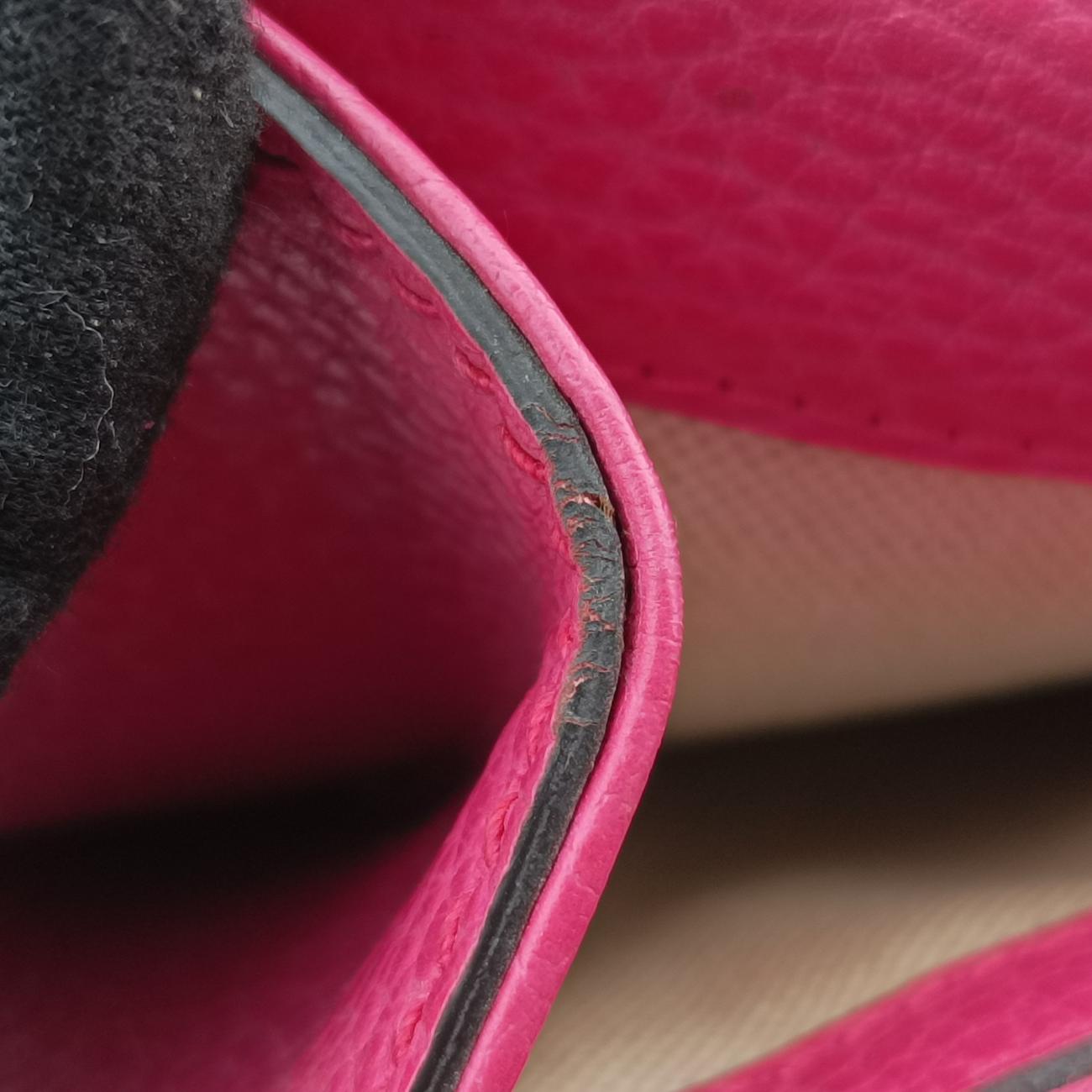 Pre-owned Gucci Dionysus Pink Leather 400249 shoulderbag | stylenewstar