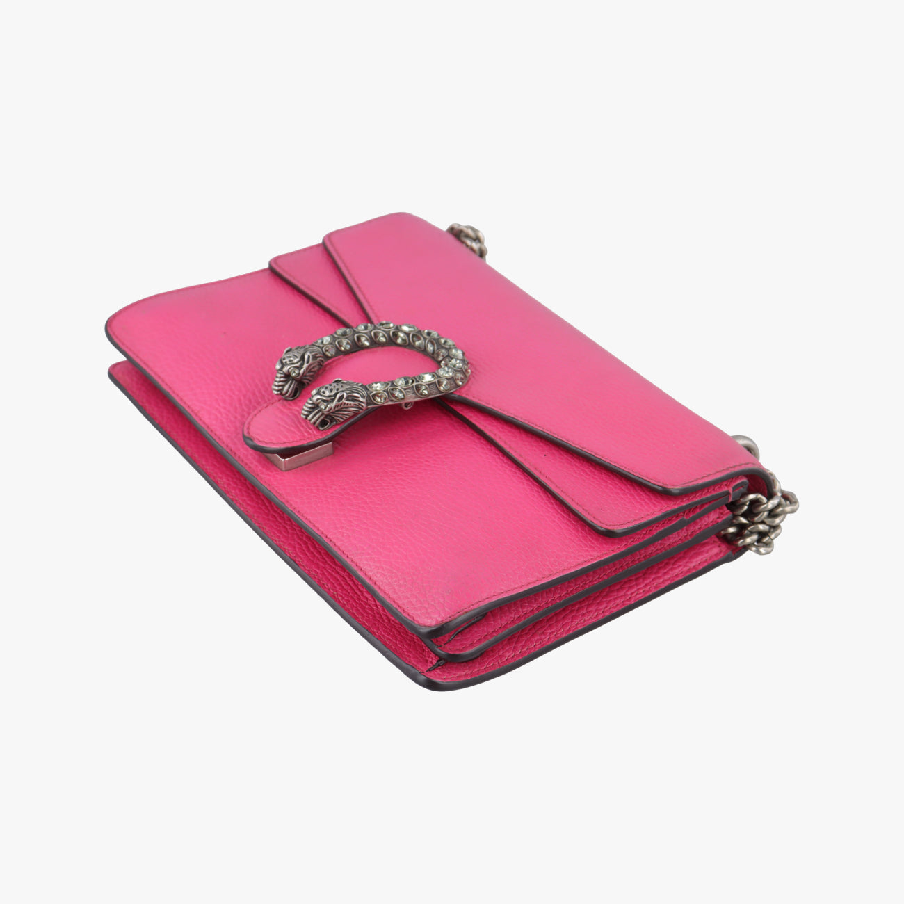 Pre-owned Gucci Dionysus Pink Leather 400249 shoulderbag | stylenewstar