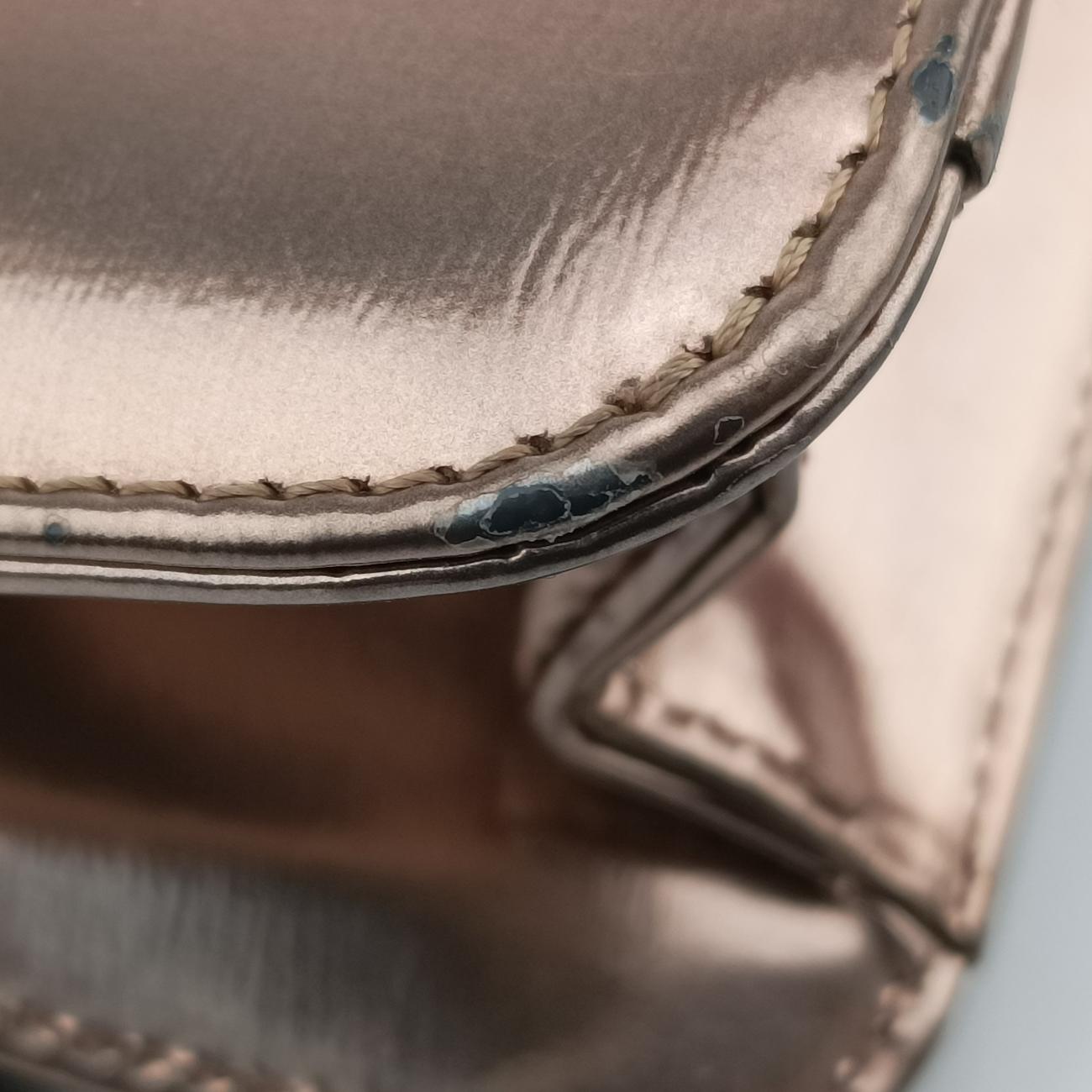 Pre-owned Christian Dior new lock Golden Patent  shoulderbag | stylenewstar