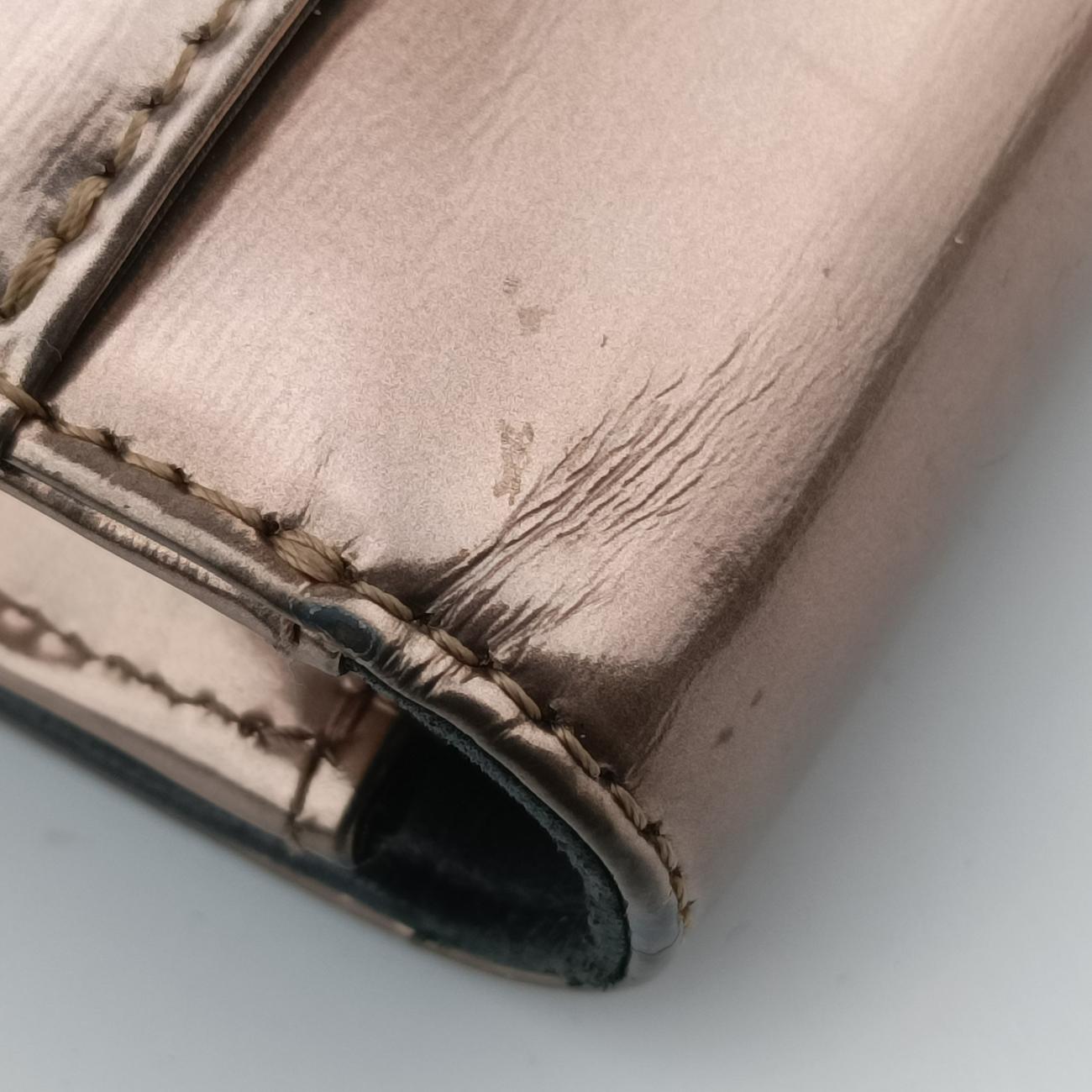 Pre-owned Christian Dior new lock Golden Patent  shoulderbag | stylenewstar