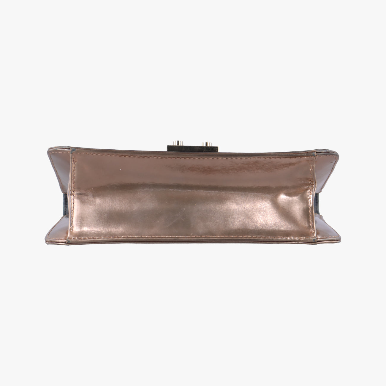 Pre-owned Christian Dior new lock Golden Patent  shoulderbag | stylenewstar