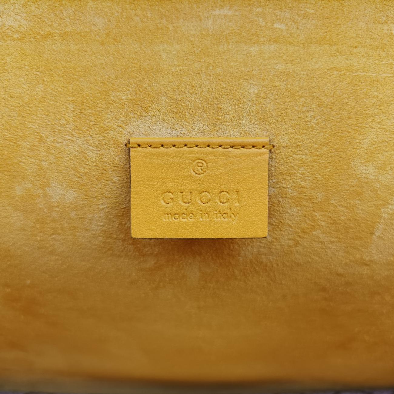 Secondhand Gucci Dionysus beige×Yellow PVC coated canvas 403348 shoulderbag | stylenewstar