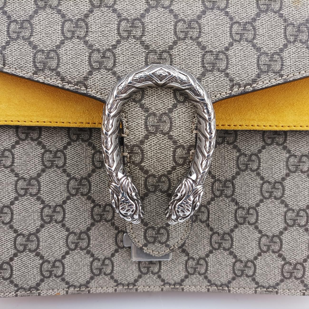 Secondhand Gucci Dionysus beige×Yellow PVC coated canvas 403348 shoulderbag | stylenewstar