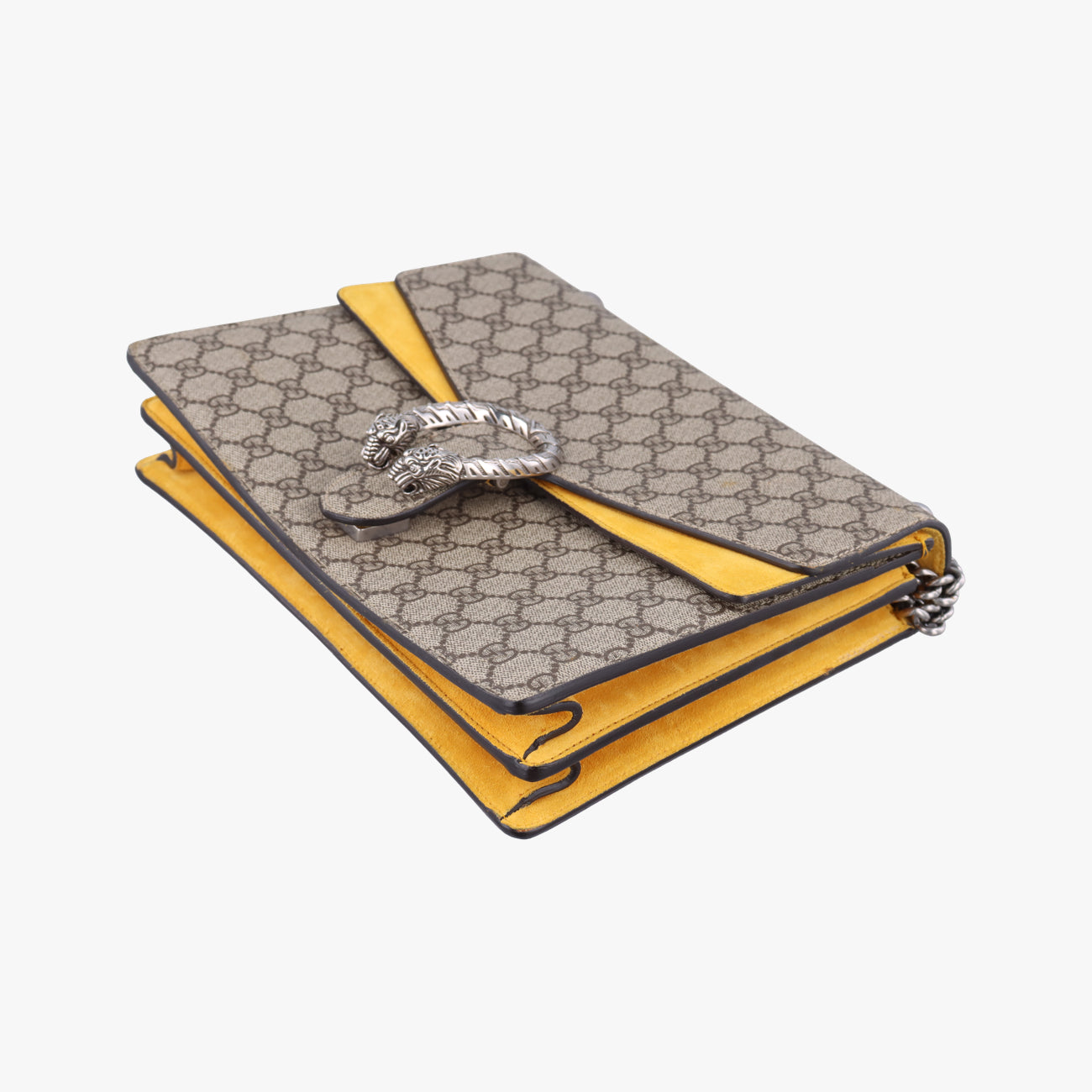 Secondhand Gucci Dionysus beige×Yellow PVC coated canvas 403348 shoulderbag | stylenewstar