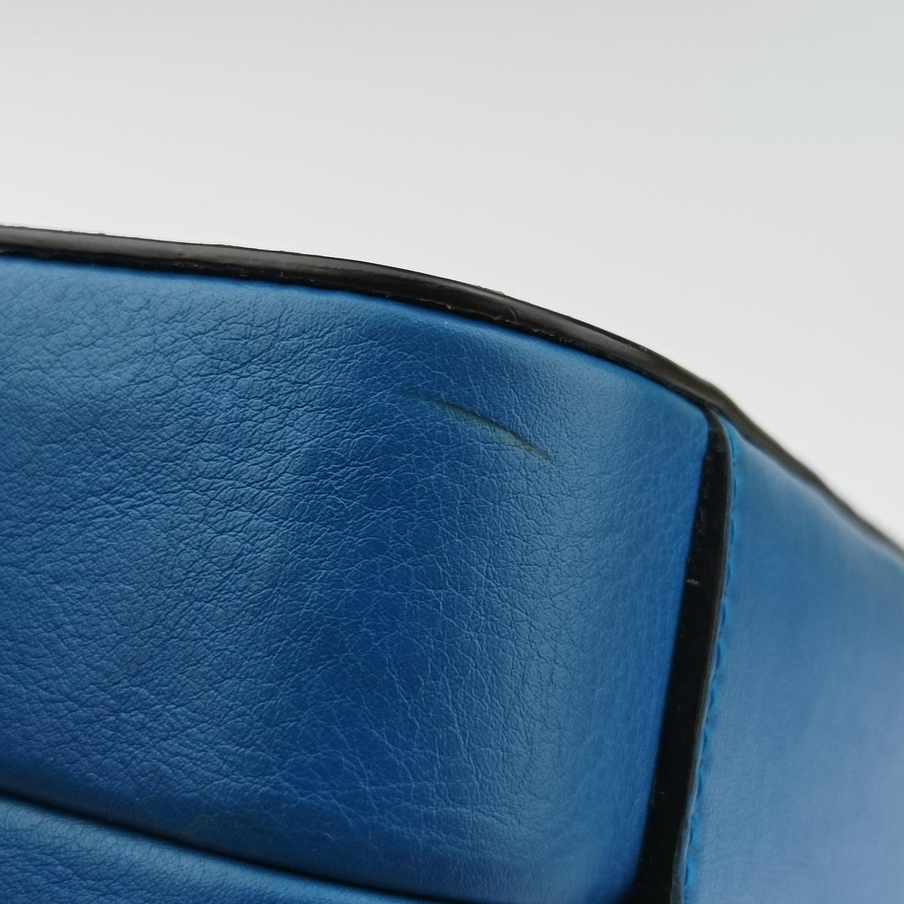 Secondhand Gucci Interlocking G Blue×orange Leather 658230 shoulderbag | stylenewstar