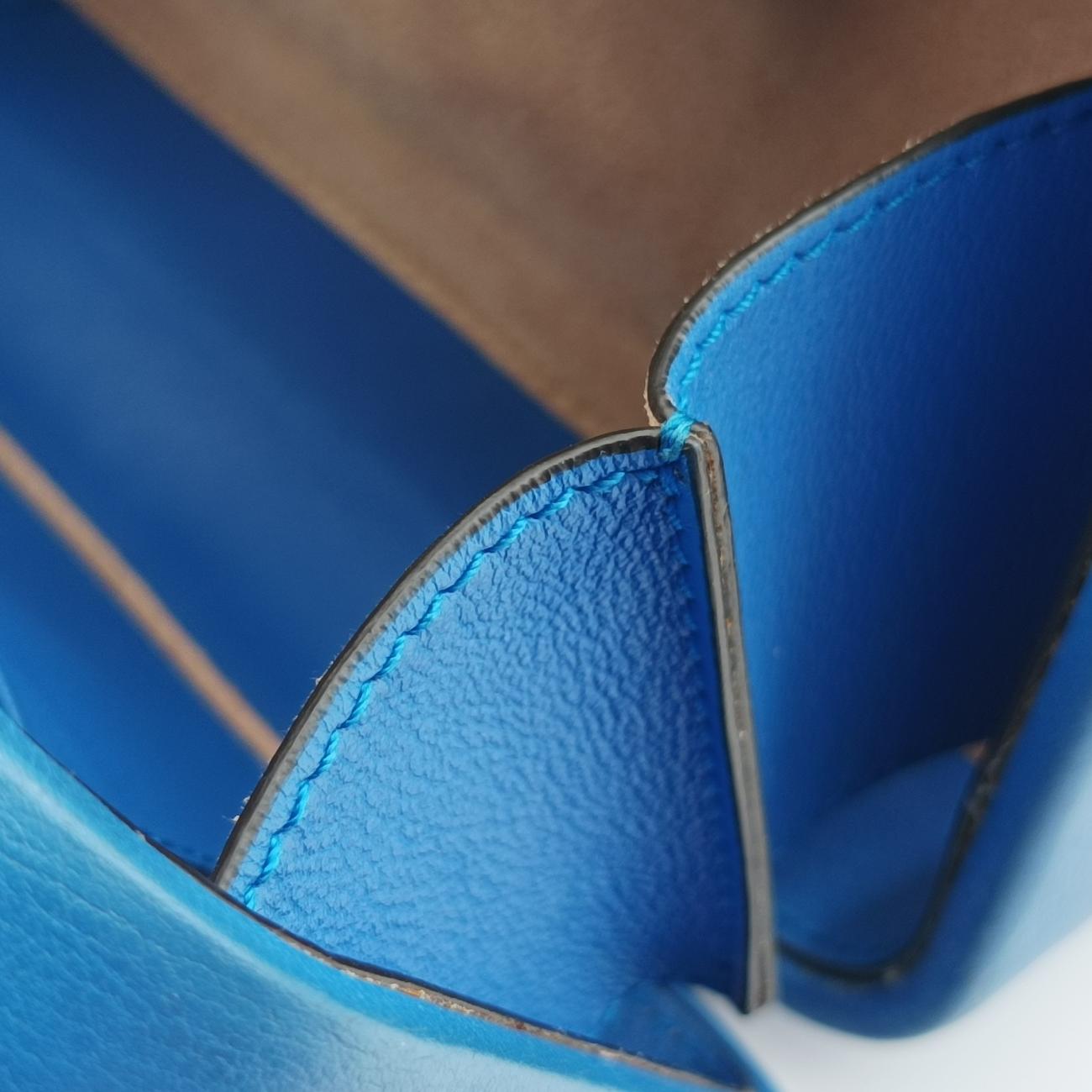 Secondhand Gucci Interlocking G Blue×orange Leather 658230 shoulderbag | stylenewstar