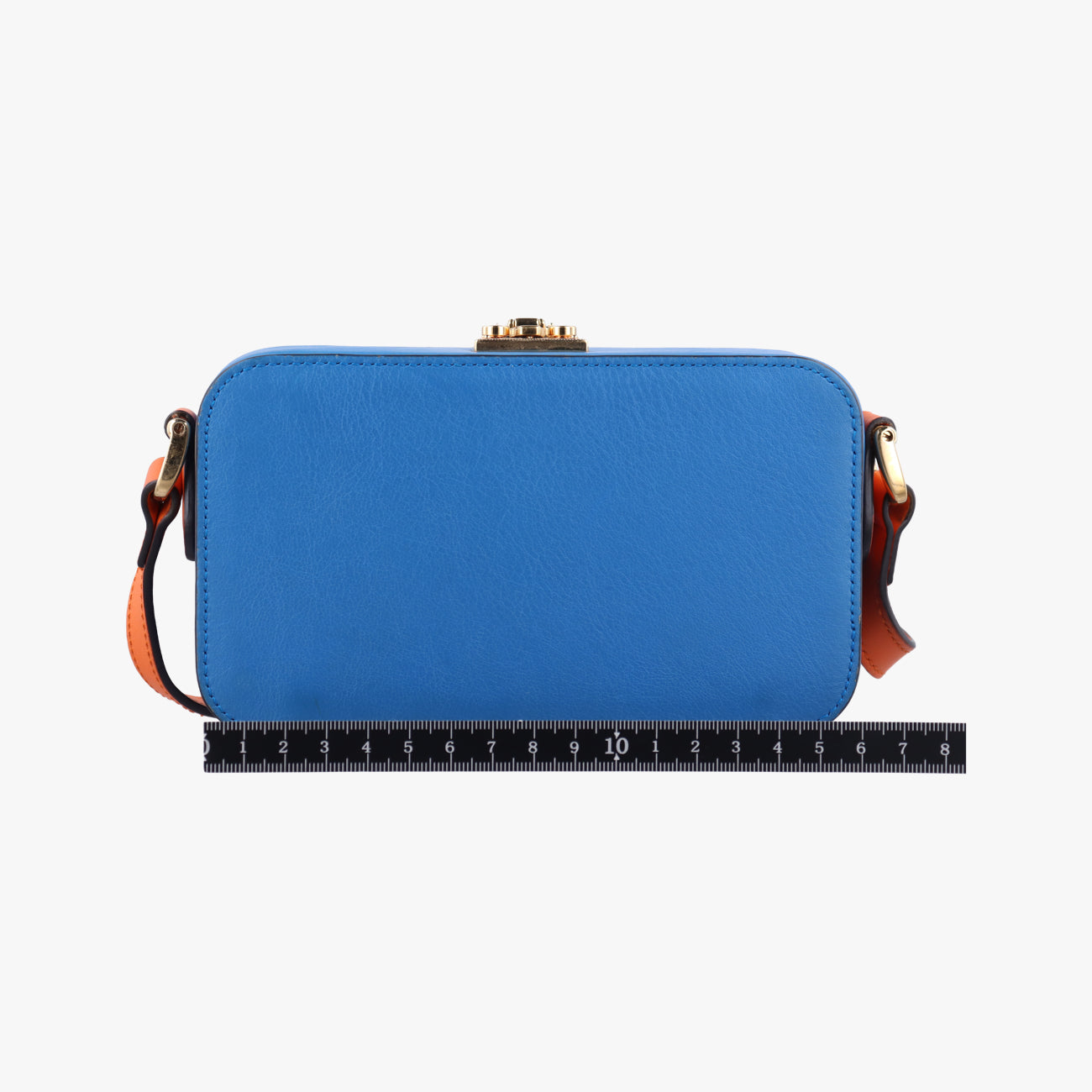 Secondhand Gucci Interlocking G Blue×orange Leather 658230 shoulderbag | stylenewstar