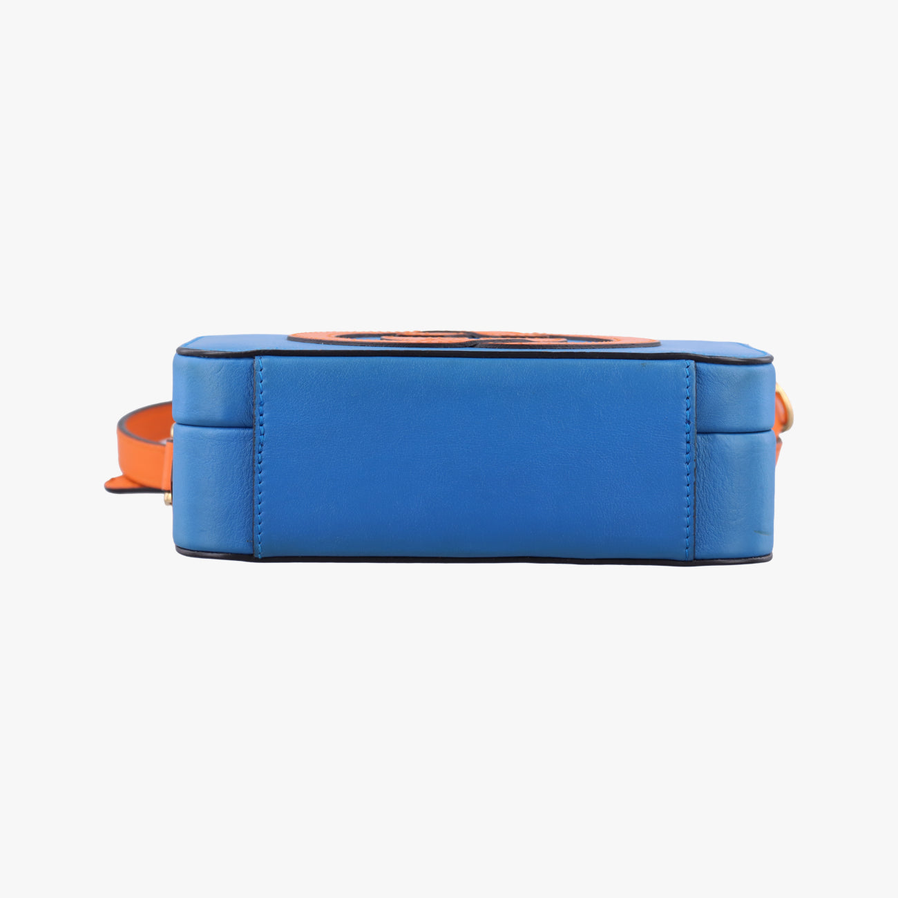 Secondhand Gucci Interlocking G Blue×orange Leather 658230 shoulderbag | stylenewstar