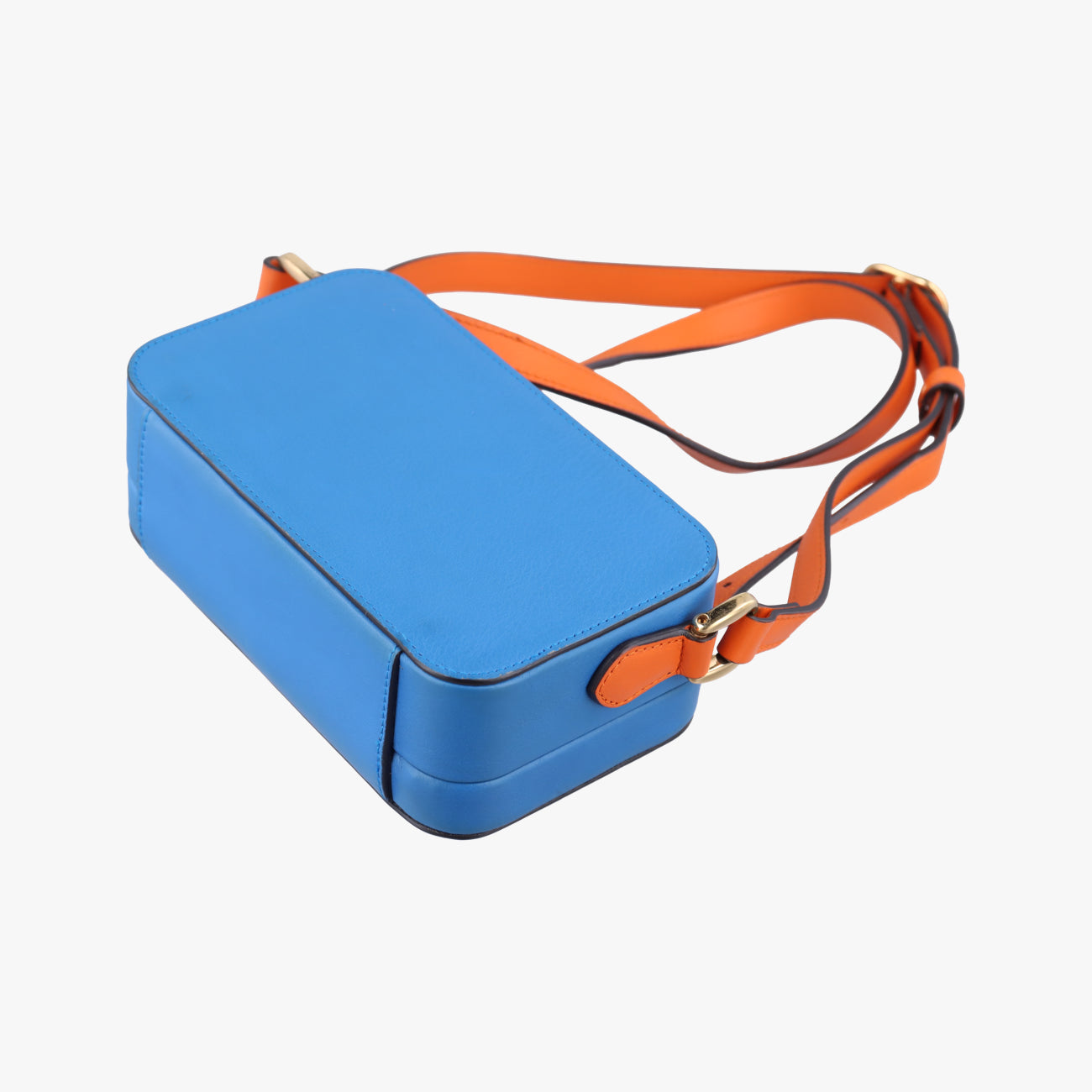 Secondhand Gucci Interlocking G Blue×orange Leather 658230 shoulderbag | stylenewstar