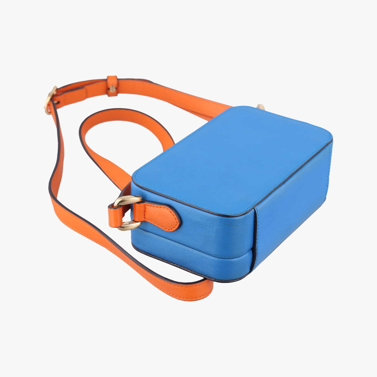 Secondhand Gucci Interlocking G Blue×orange Leather 658230 shoulderbag | stylenewstar