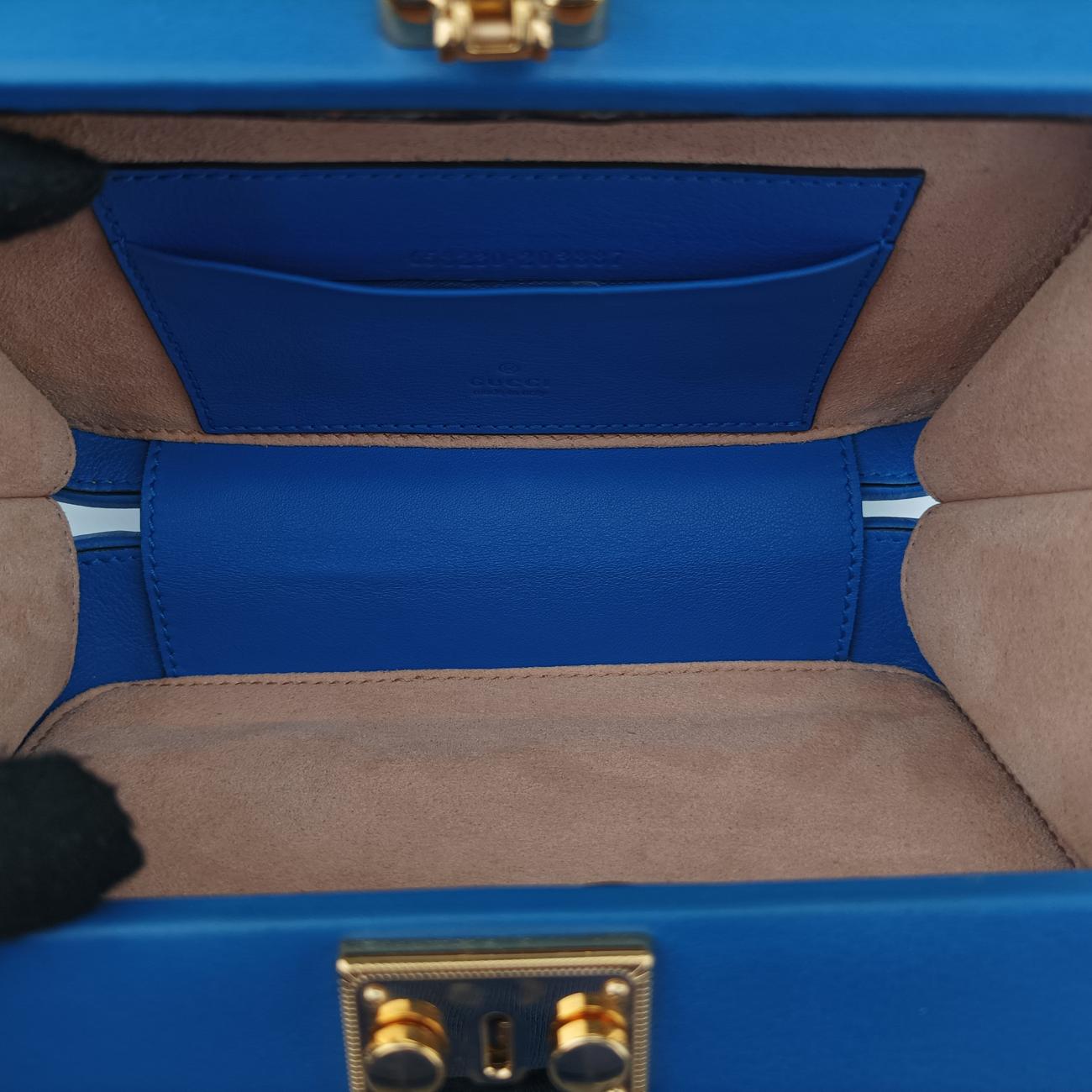 Secondhand Gucci Interlocking G Blue×orange Leather 658230 shoulderbag | stylenewstar