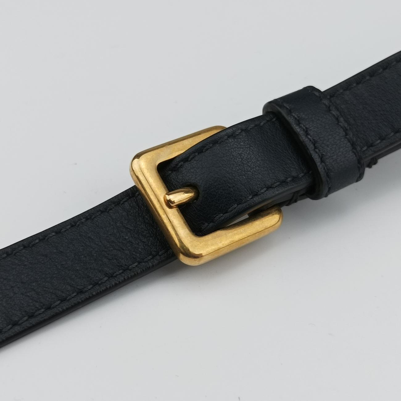 Pre-owned Christian Dior Saddle Navy×Gray Jacquard  shoulderbag | stylenewstar