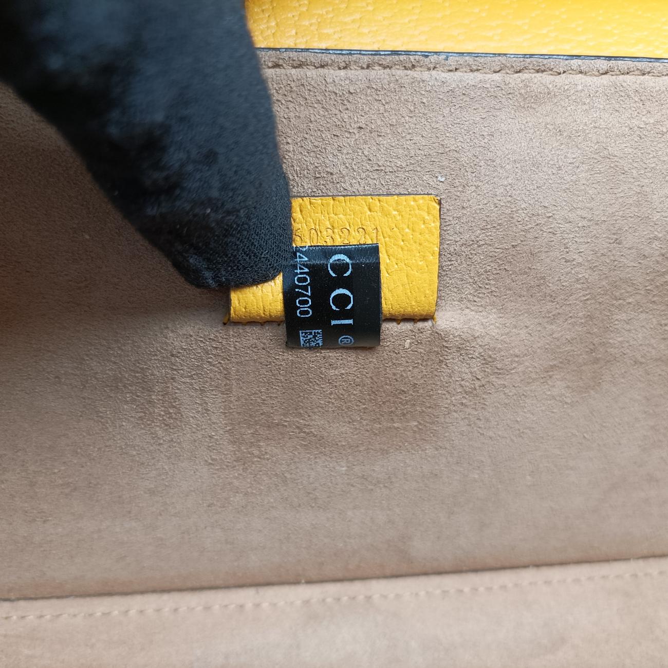 Pre-owned Gucci GG flora Padlock Bamboo Beige×Yellow×Multicolour PVC coated canvas 603221 shoulderbag | stylenewstar