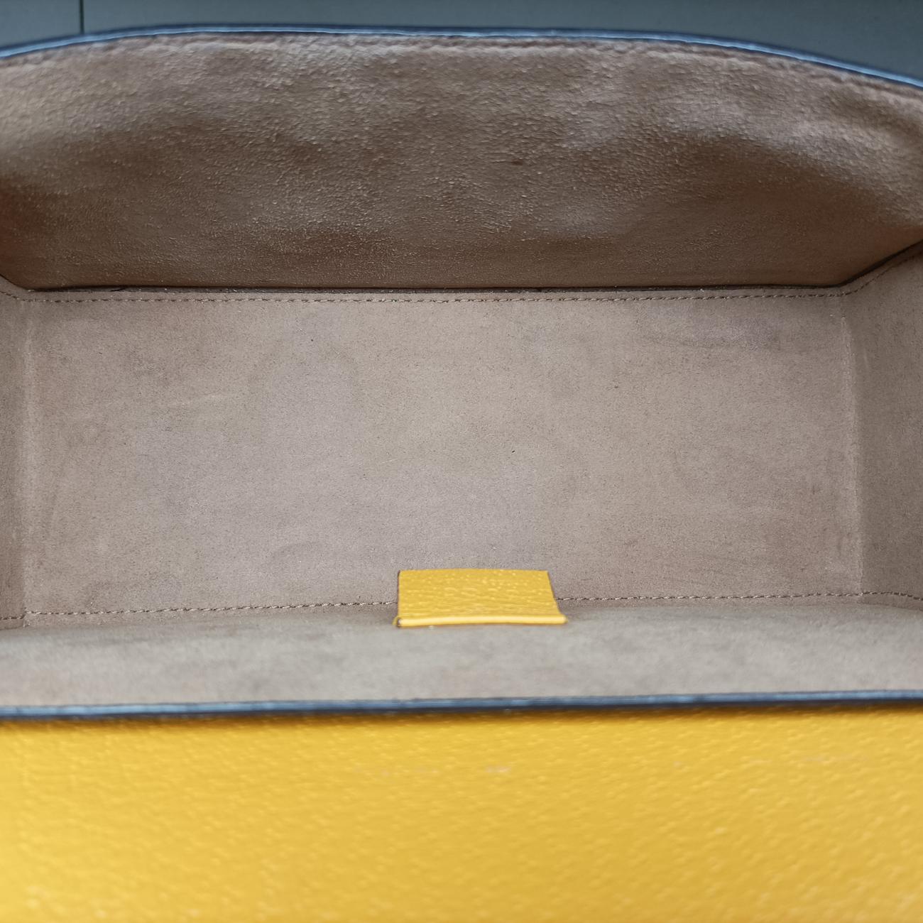 Pre-owned Gucci GG flora Padlock Bamboo Beige×Yellow×Multicolour PVC coated canvas 603221 shoulderbag | stylenewstar