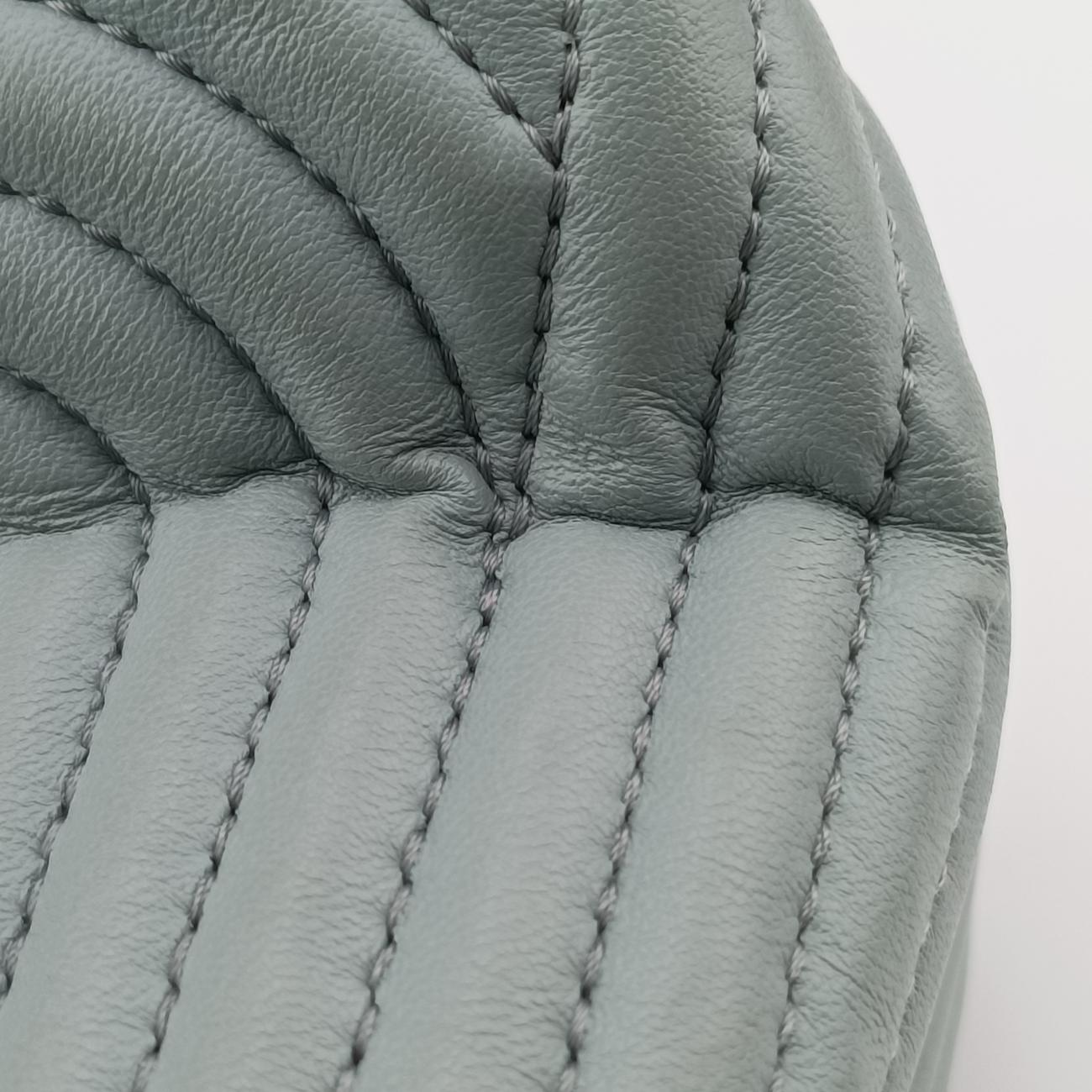 Secondhand Fendi Dotcom Click Small Green Leather 8BN299 shoulderbag | stylenewstar