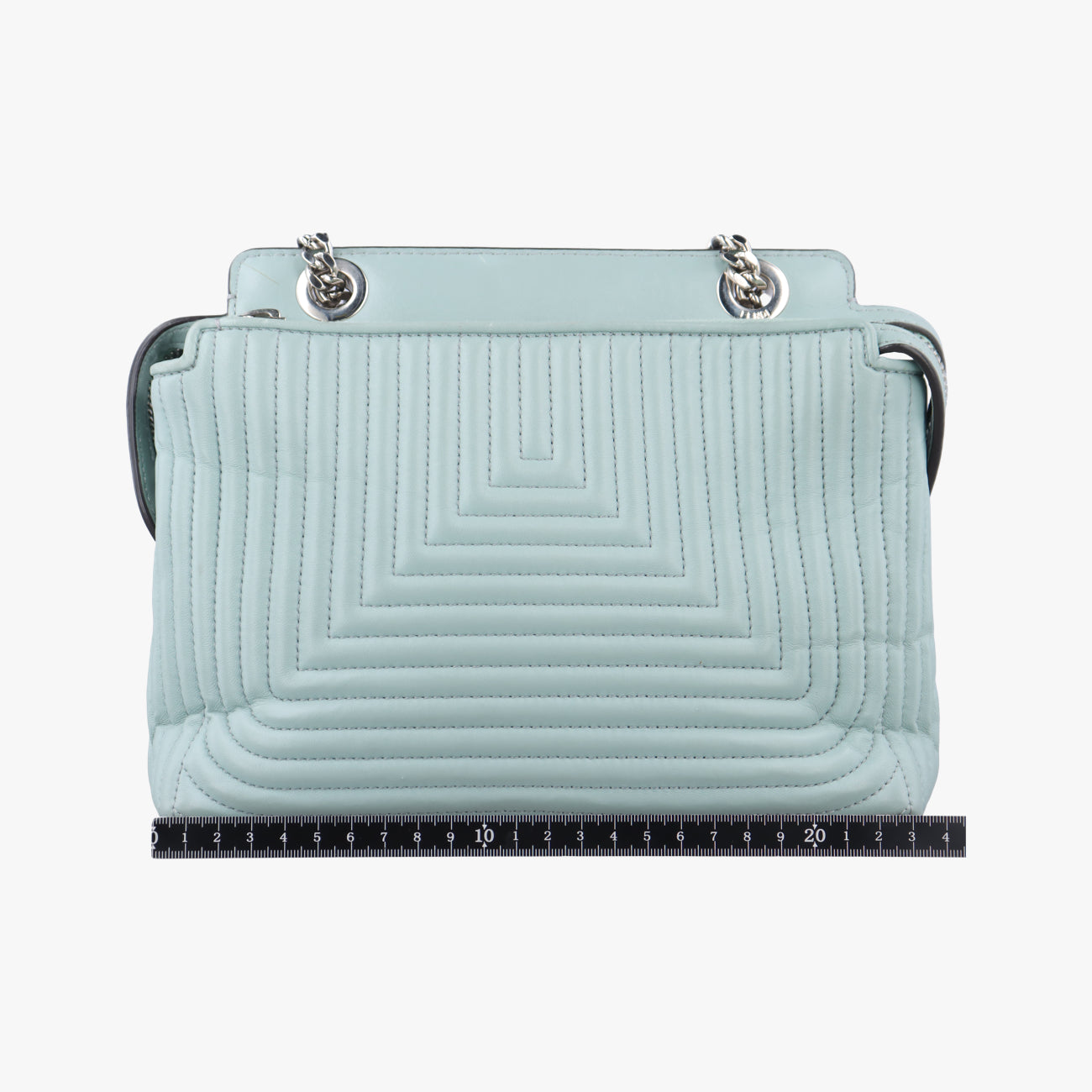 Secondhand Fendi Dotcom Click Small Green Leather 8BN299 shoulderbag | stylenewstar