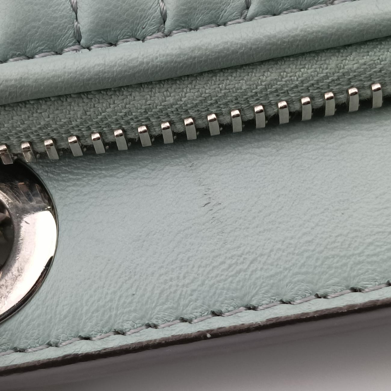 Secondhand Fendi Dotcom Click Small Green Leather 8BN299 shoulderbag | stylenewstar