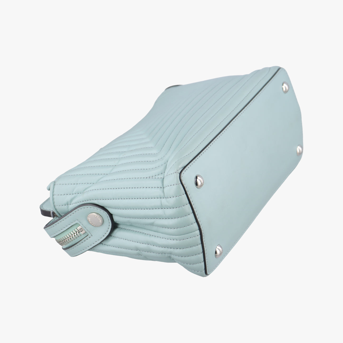 Secondhand Fendi Dotcom Click Small Green Leather 8BN299 shoulderbag | stylenewstar