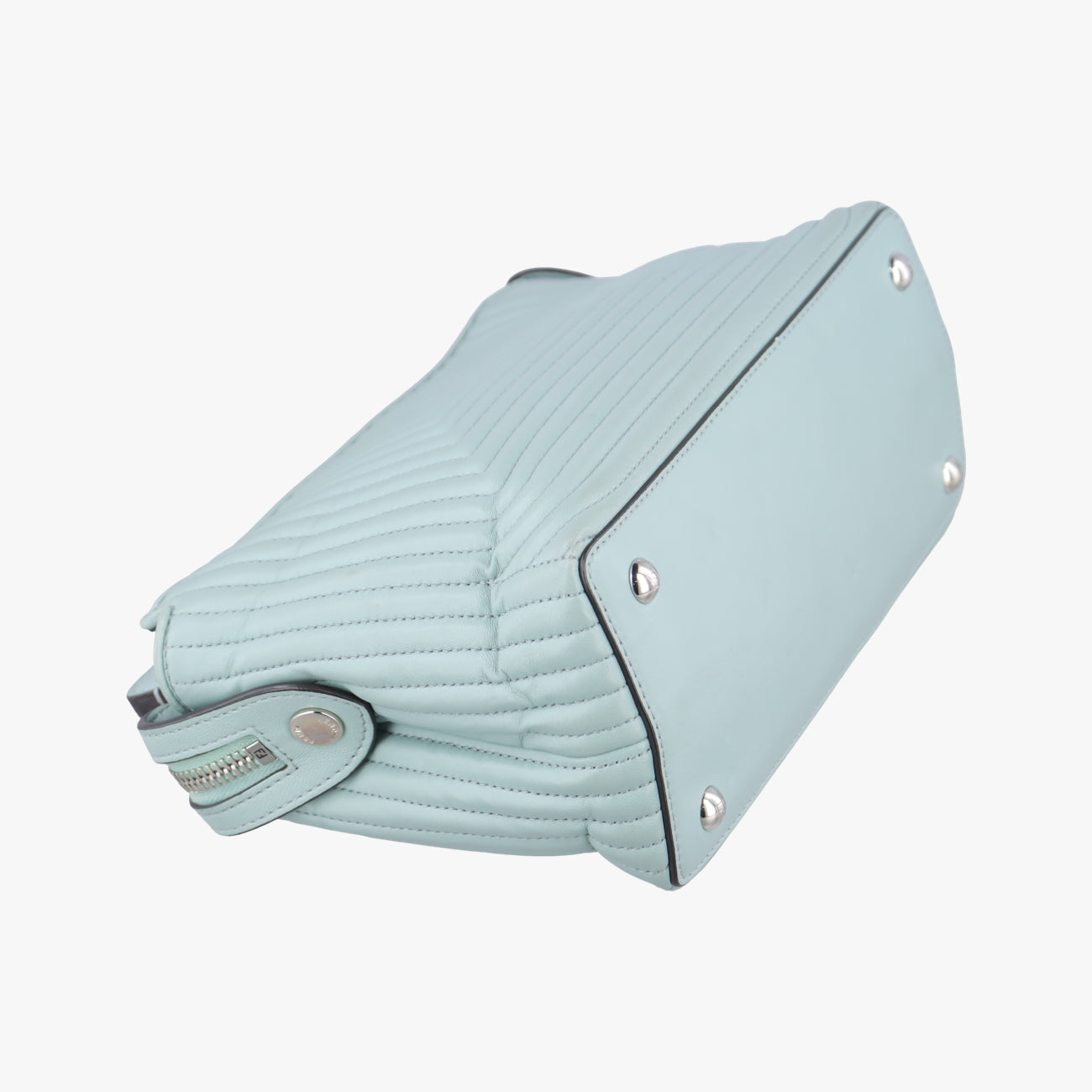 Secondhand Fendi Dotcom Click Small Green Leather 8BN299 shoulderbag | stylenewstar