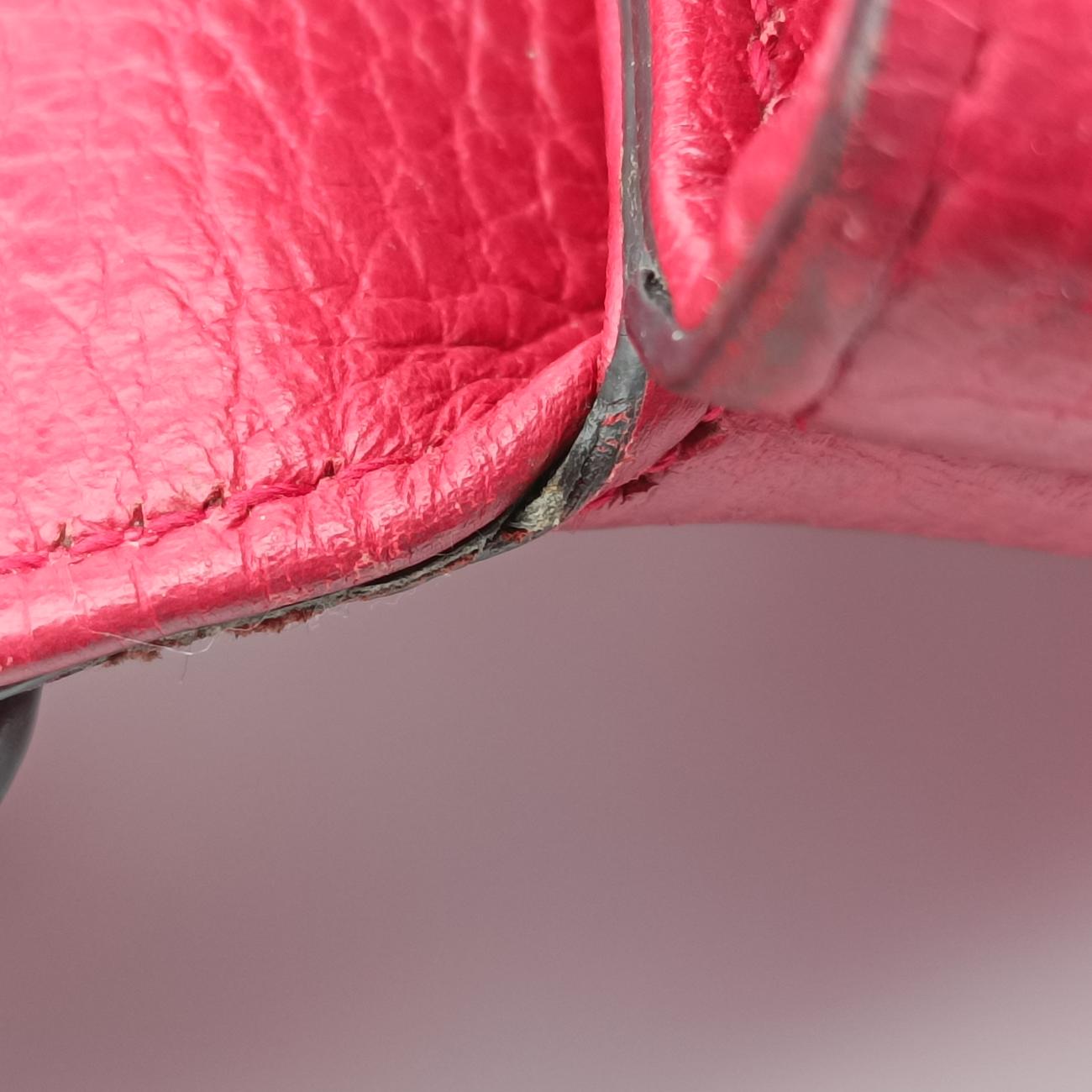 Pre-owned Gucci Interlocking G Red Leather 510302 shoulderbag | stylenewstar