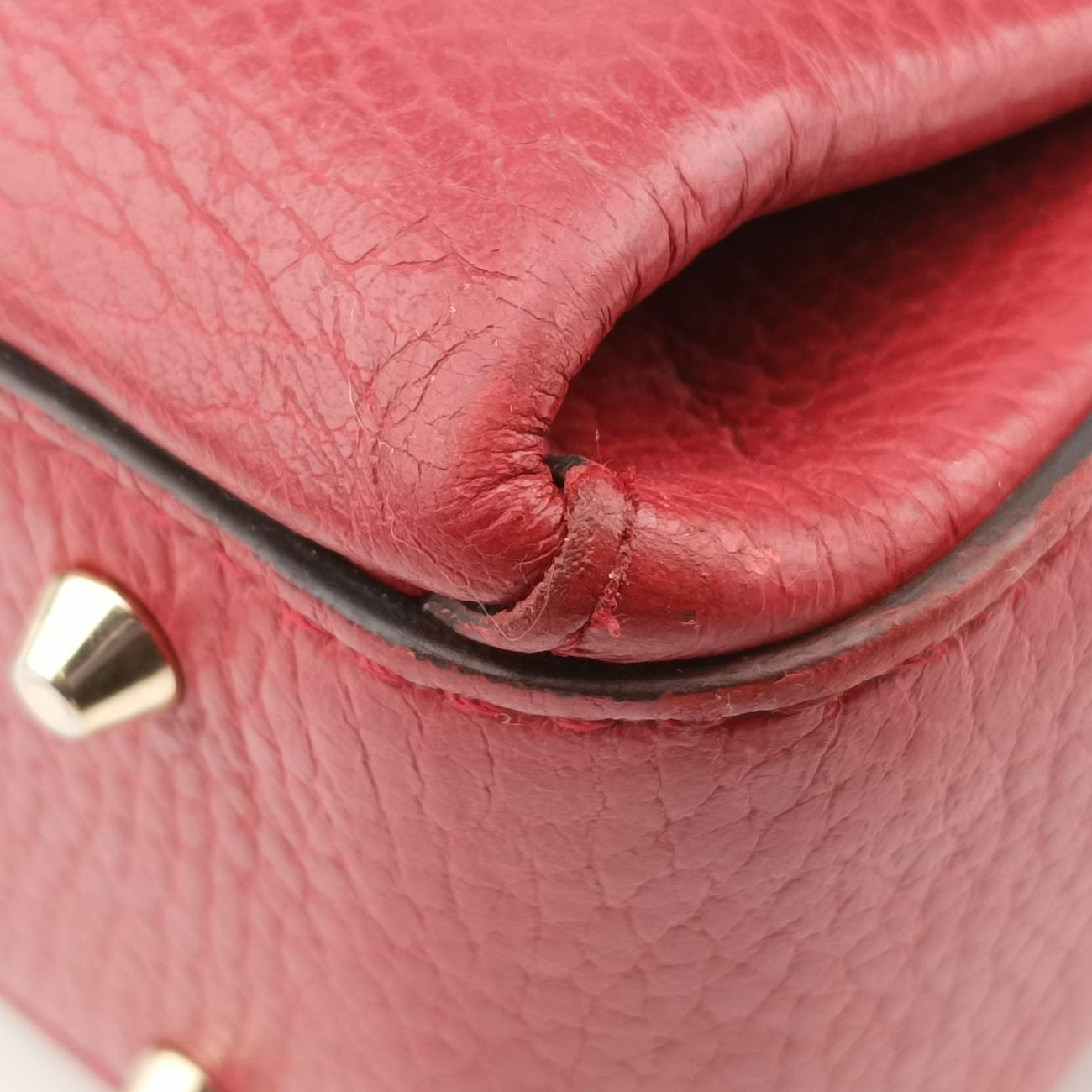 Pre-owned Gucci Interlocking G Red Leather 510302 shoulderbag | stylenewstar