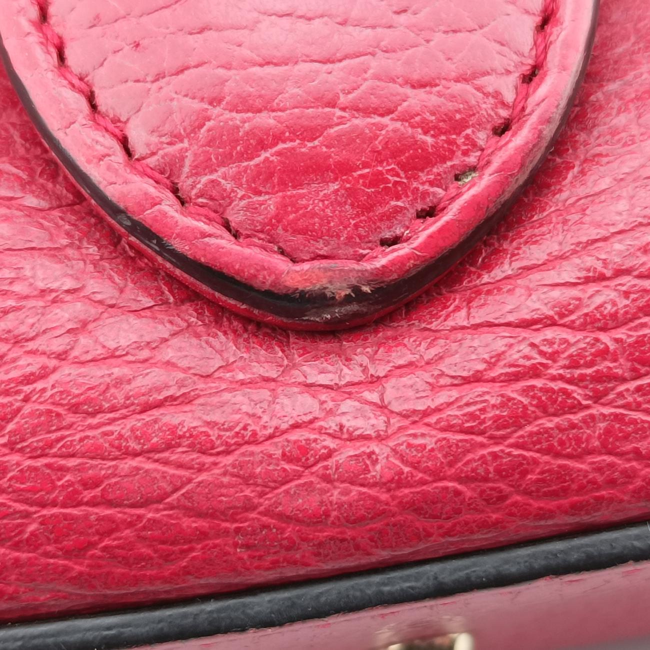 Pre-owned Gucci Interlocking G Red Leather 510302 shoulderbag | stylenewstar