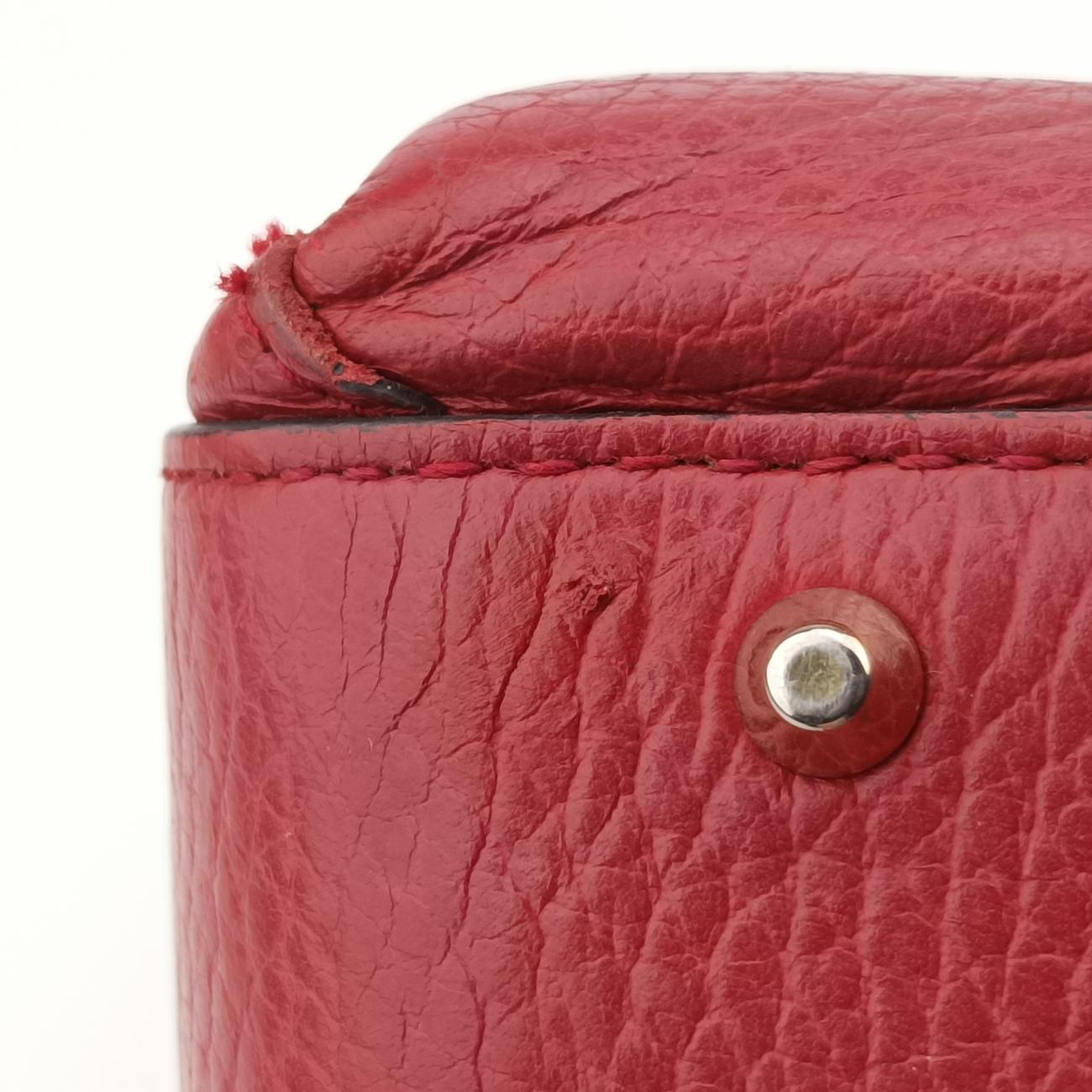 Pre-owned Gucci Interlocking G Red Leather 510302 shoulderbag | stylenewstar