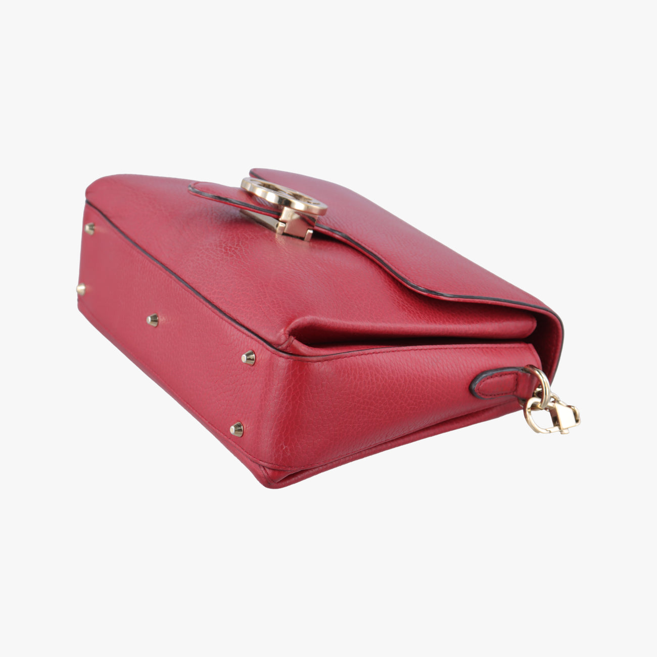 Pre-owned Gucci Interlocking G Red Leather 510302 shoulderbag | stylenewstar