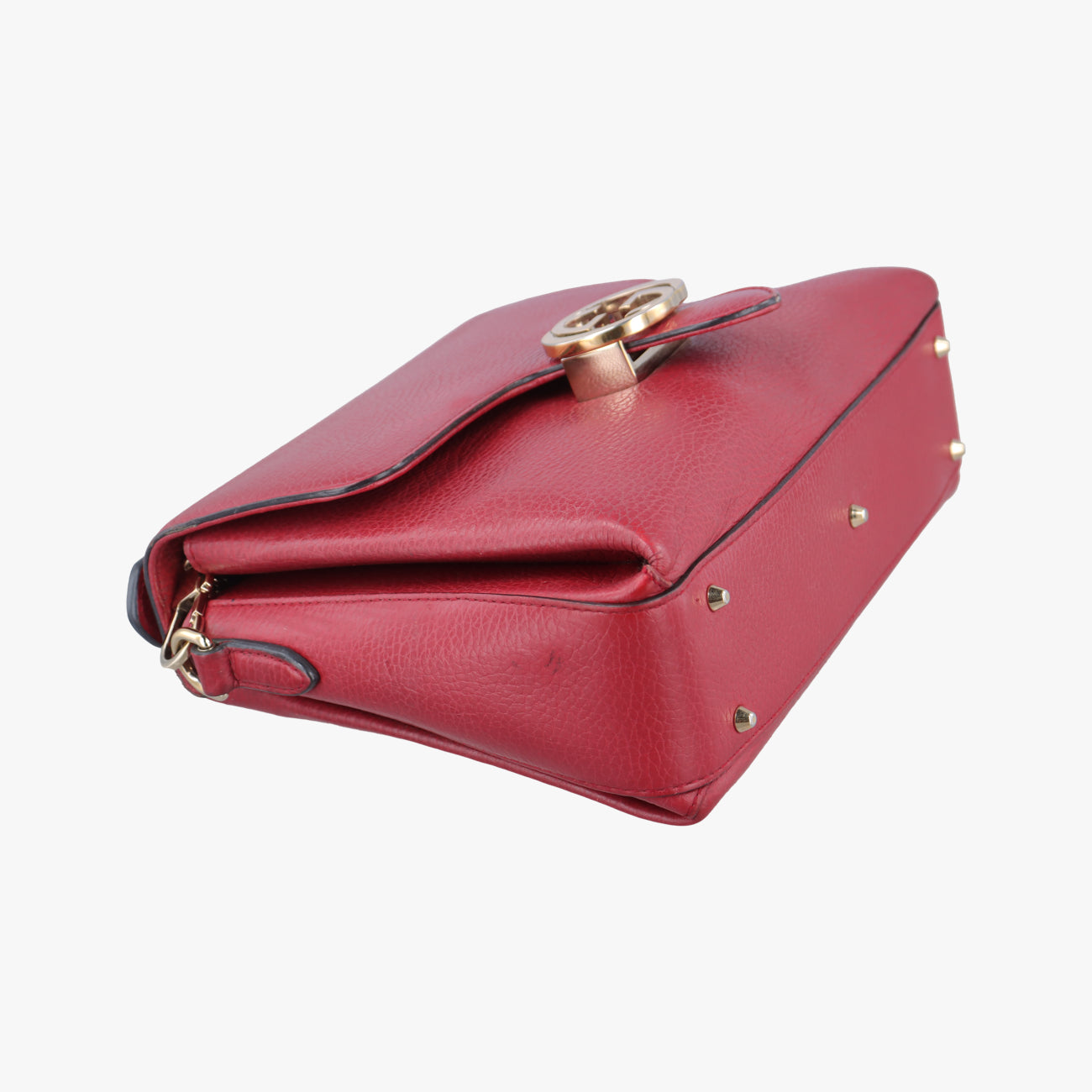 Pre-owned Gucci Interlocking G Red Leather 510302 shoulderbag | stylenewstar