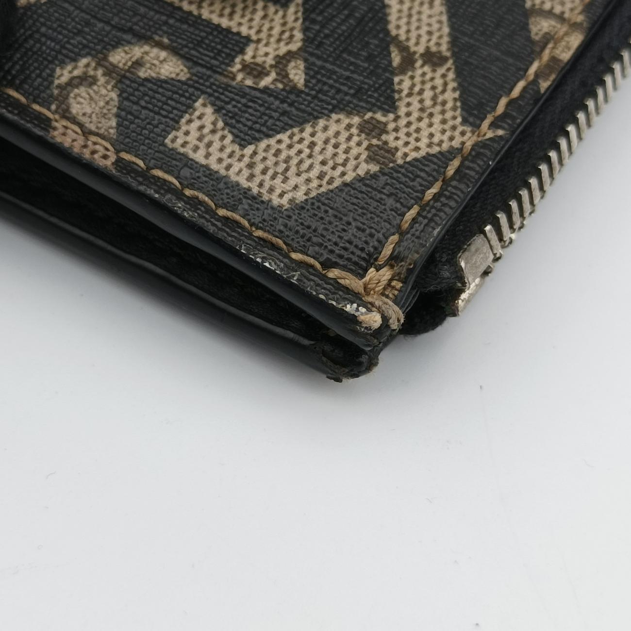 Pre-owned Gucci GG Caleido bee Web Multicolour PVC coated canvas 429004 shoulderbag | stylenewstar