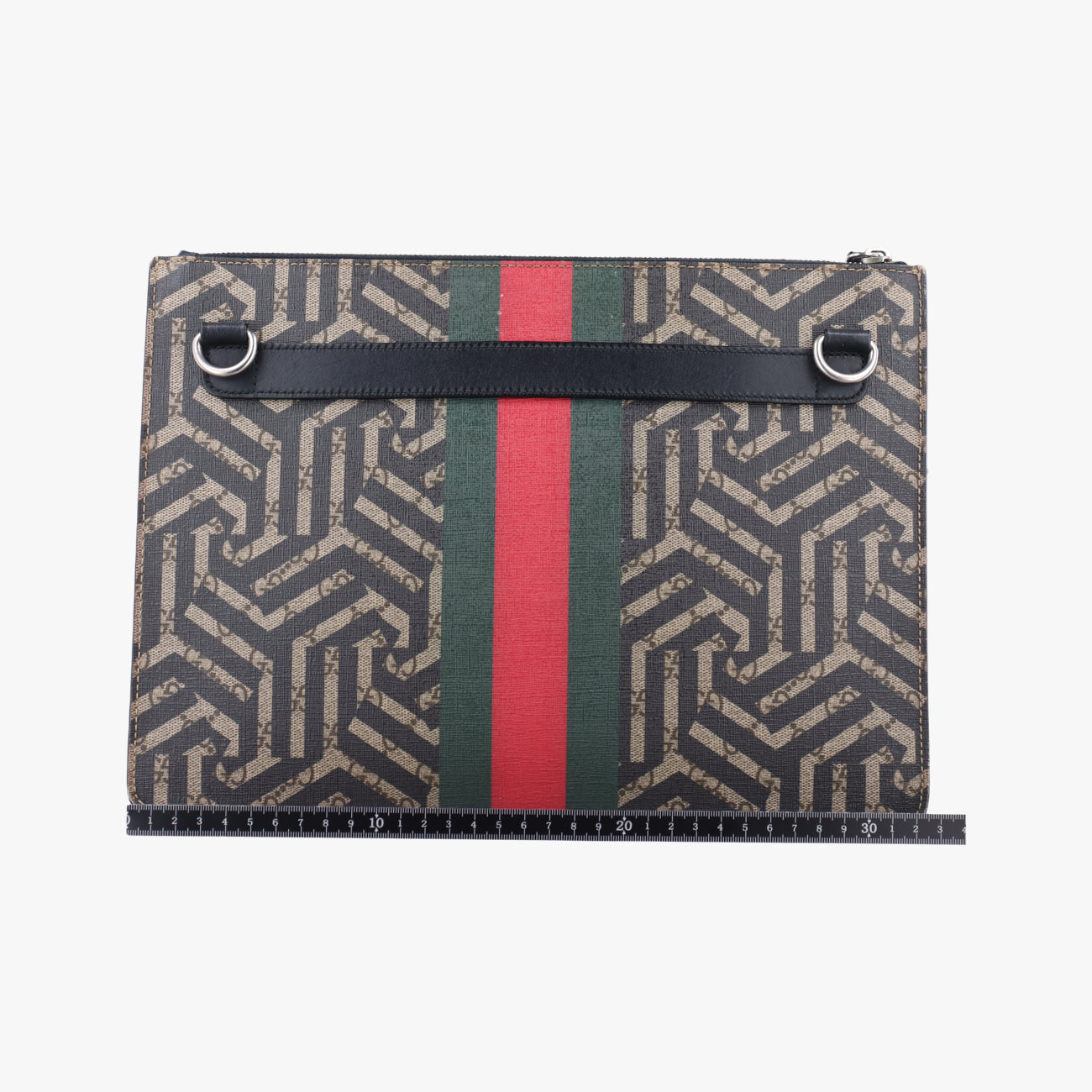 Pre-owned Gucci GG Caleido bee Web Multicolour PVC coated canvas 429004 shoulderbag | stylenewstar