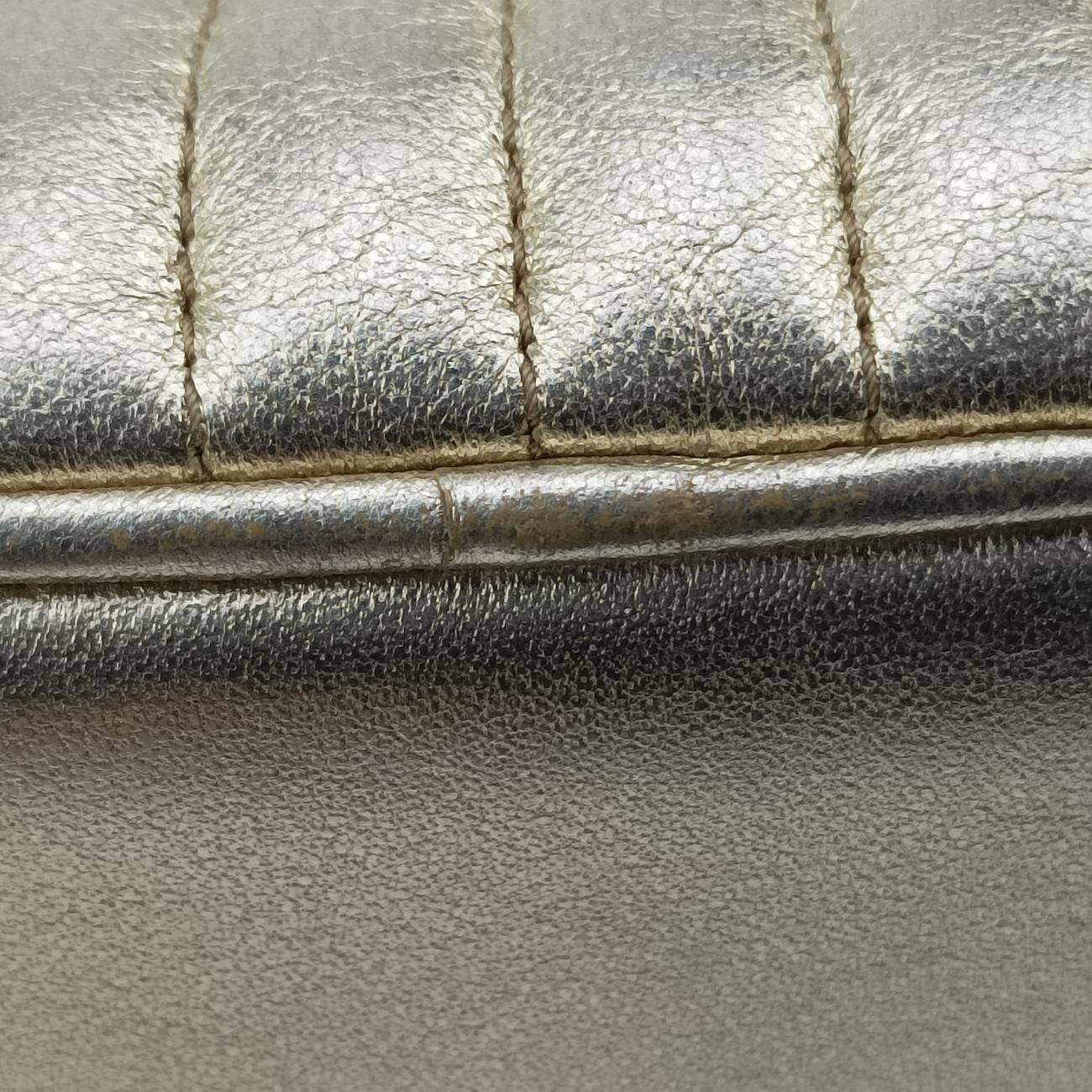 Pre-owned Prada Diagramme Golden Leather 1BH084 shoulderbag | stylenewstar