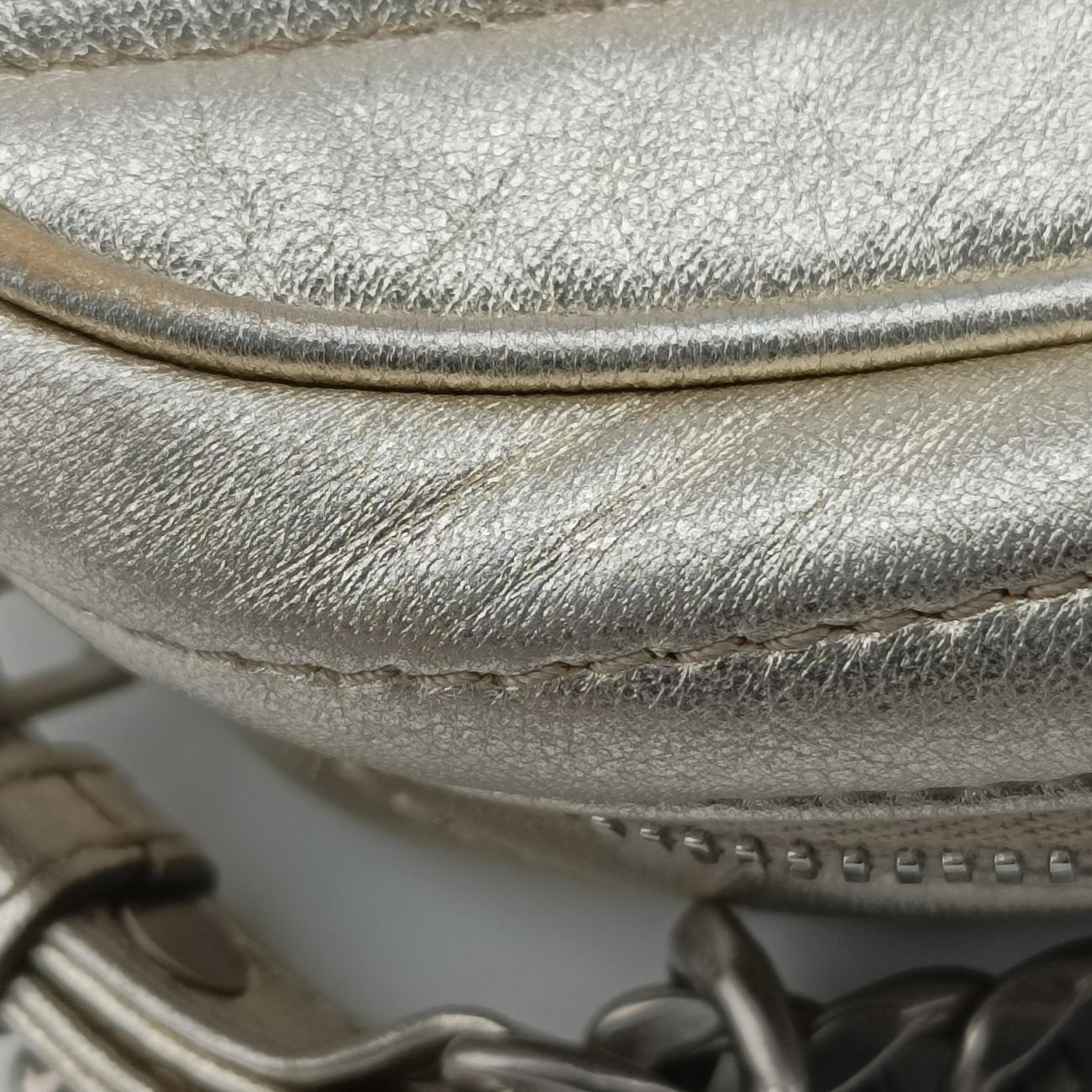 Pre-owned Prada Diagramme Golden Leather 1BH084 shoulderbag | stylenewstar