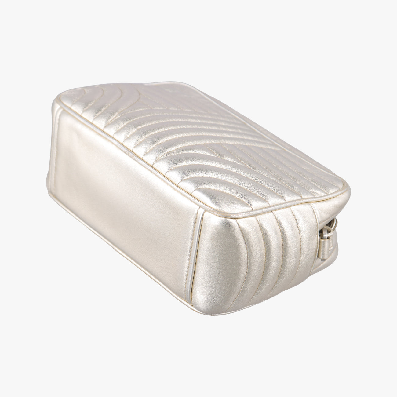 Pre-owned Prada Diagramme Golden Leather 1BH084 shoulderbag | stylenewstar