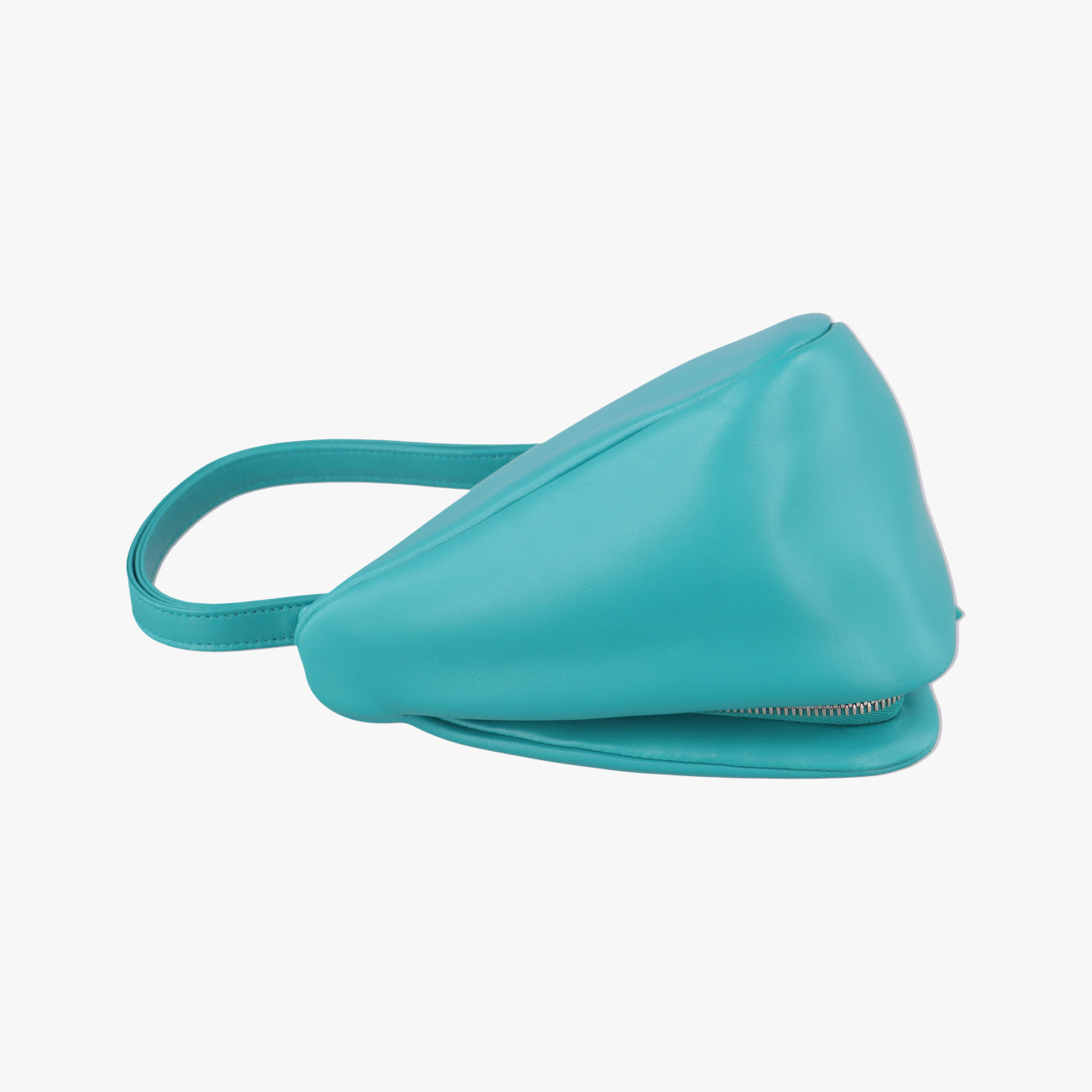 Pre-owned Prada Padded Nappa triangle Green lambskin 1BA315 shoulderbag | stylenewstar