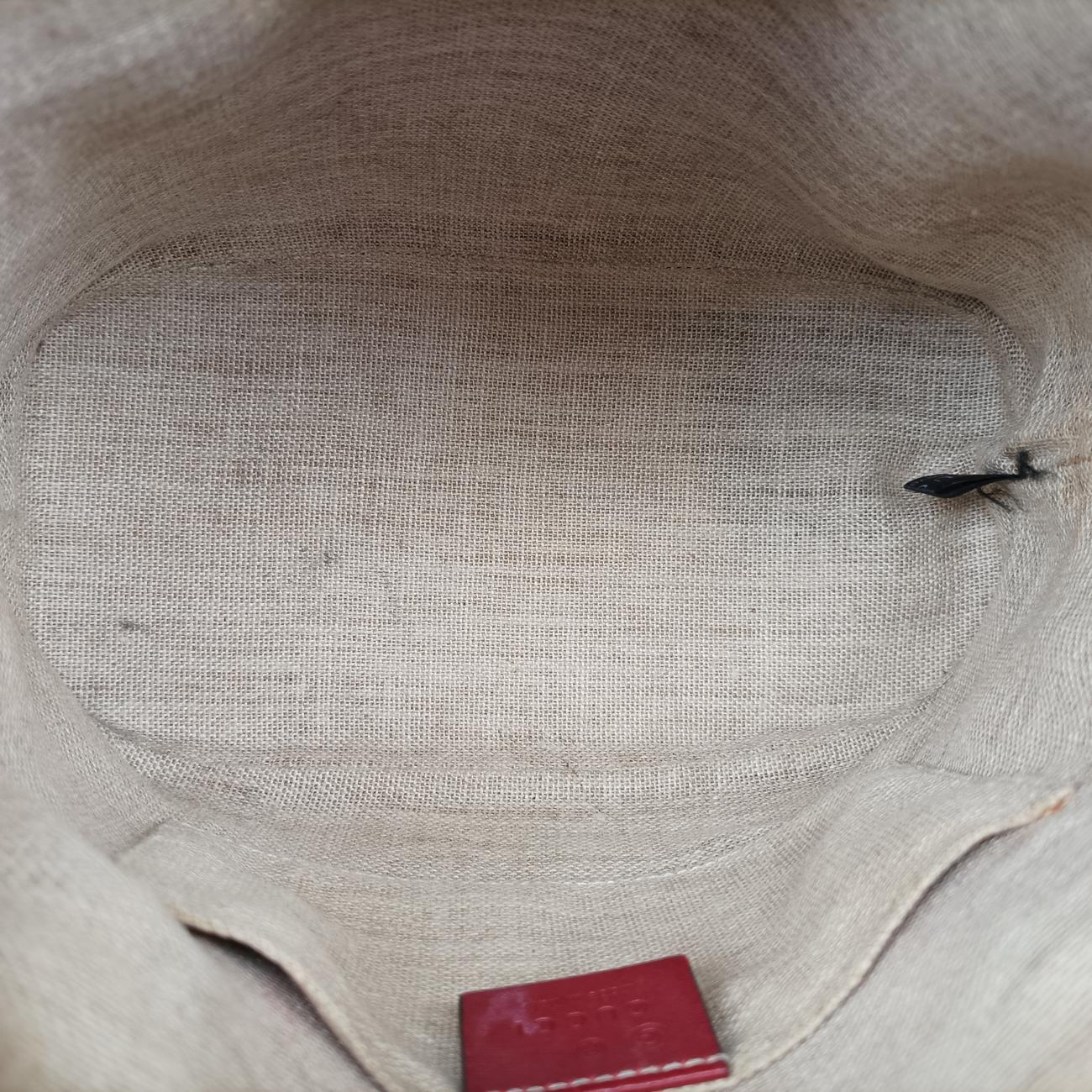 Pre-owned Gucci Microguccissima Red Leather 449654 shoulderbag | stylenewstar