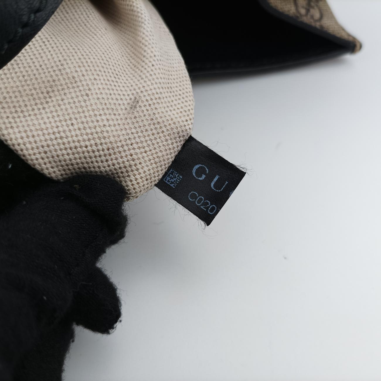 Pre-owned Gucci GG Supreme Bee Brown×Multicolour PVC coated canvas 450950 shoulderbag | stylenewstar