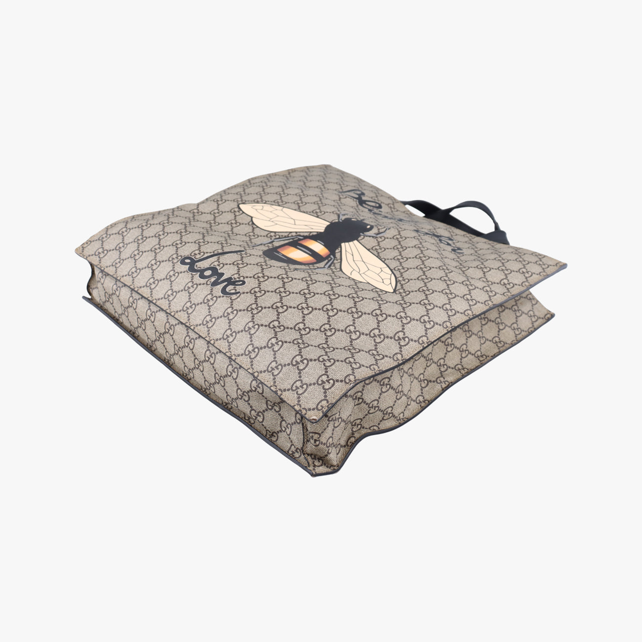 Pre-owned Gucci GG Supreme Bee Brown×Multicolour PVC coated canvas 450950 shoulderbag | stylenewstar