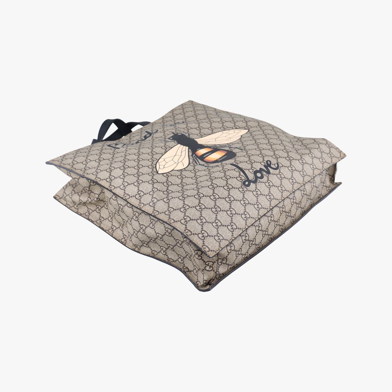 Pre-owned Gucci GG Supreme Bee Brown×Multicolour PVC coated canvas 450950 shoulderbag | stylenewstar