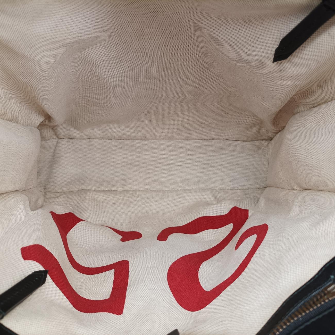 Pre-owned Gucci GG Supreme Bee Brown×Multicolour PVC coated canvas 450950 shoulderbag | stylenewstar