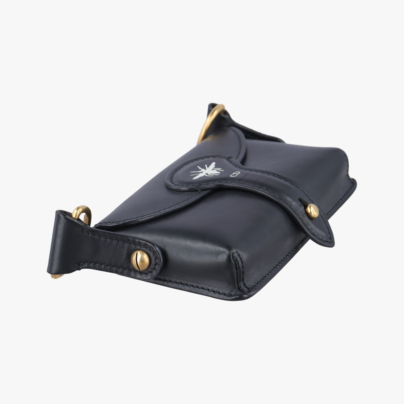 Secondhand Christian Dior Mini D-Bee Black Leather  shoulderbag | stylenewstar