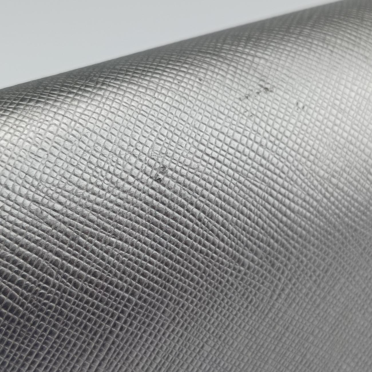 Pre-owned Prada Sound Lock Silver SAFFIANO Leather BT1037 shoulderbag | stylenewstar